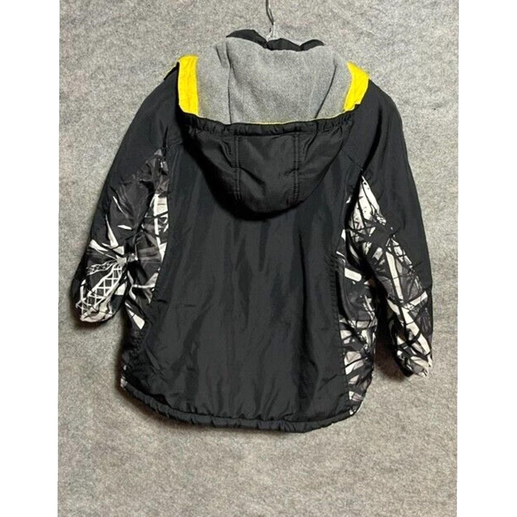 ZeroXposur ZeroXposur Winter Jacket Boys L 7 Full Zip Fleece Lined Hooded Black Yellow Mens Regular Size L Jacket Size US L / EU 52-54 / 3 - 2 Thumbnail