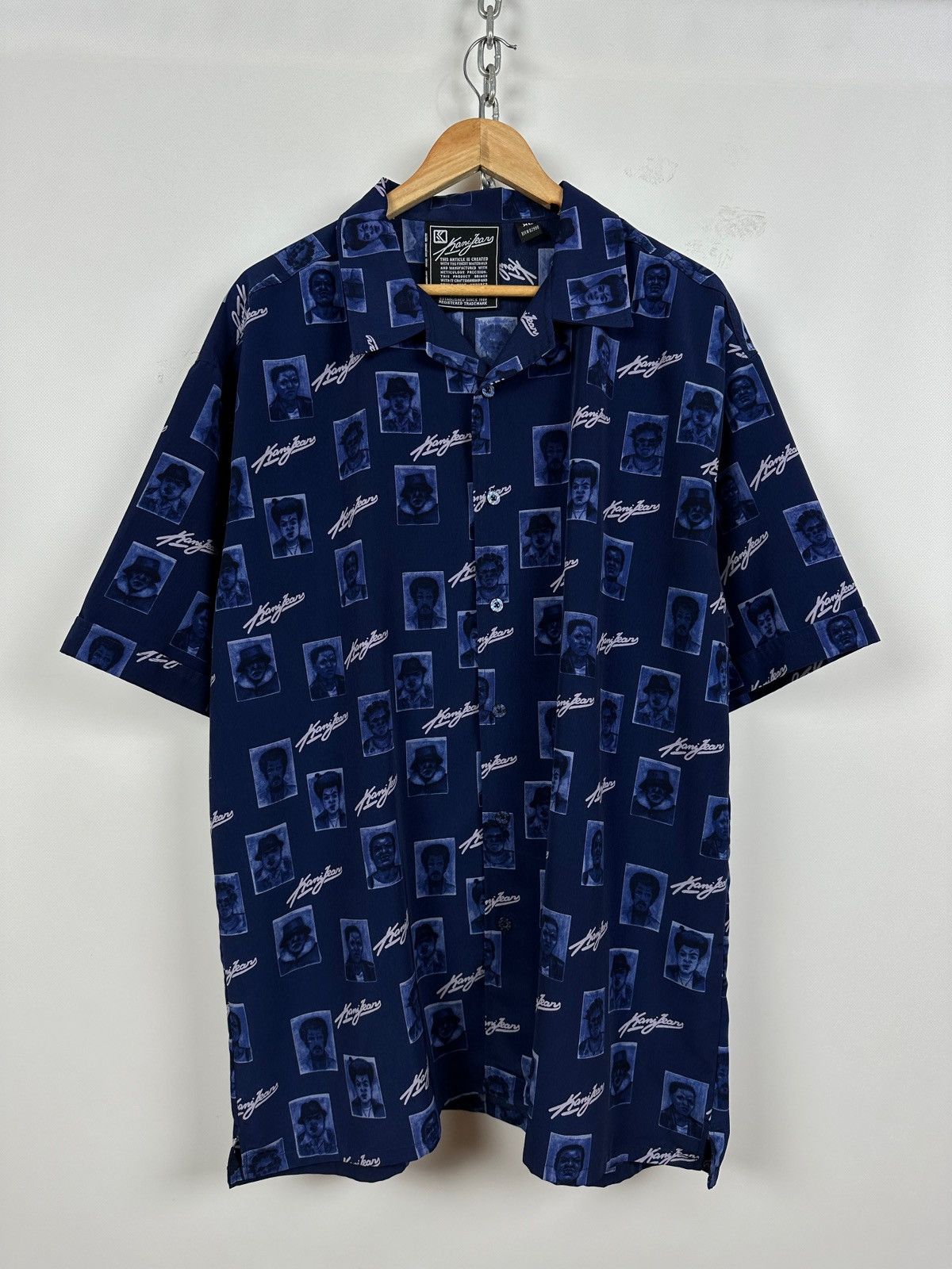 Karl Kani Vintage Karl Kani Jeans Monogram All Over Print Shirt Size US XL / EU 56 / 4 - 1 Thumbnail