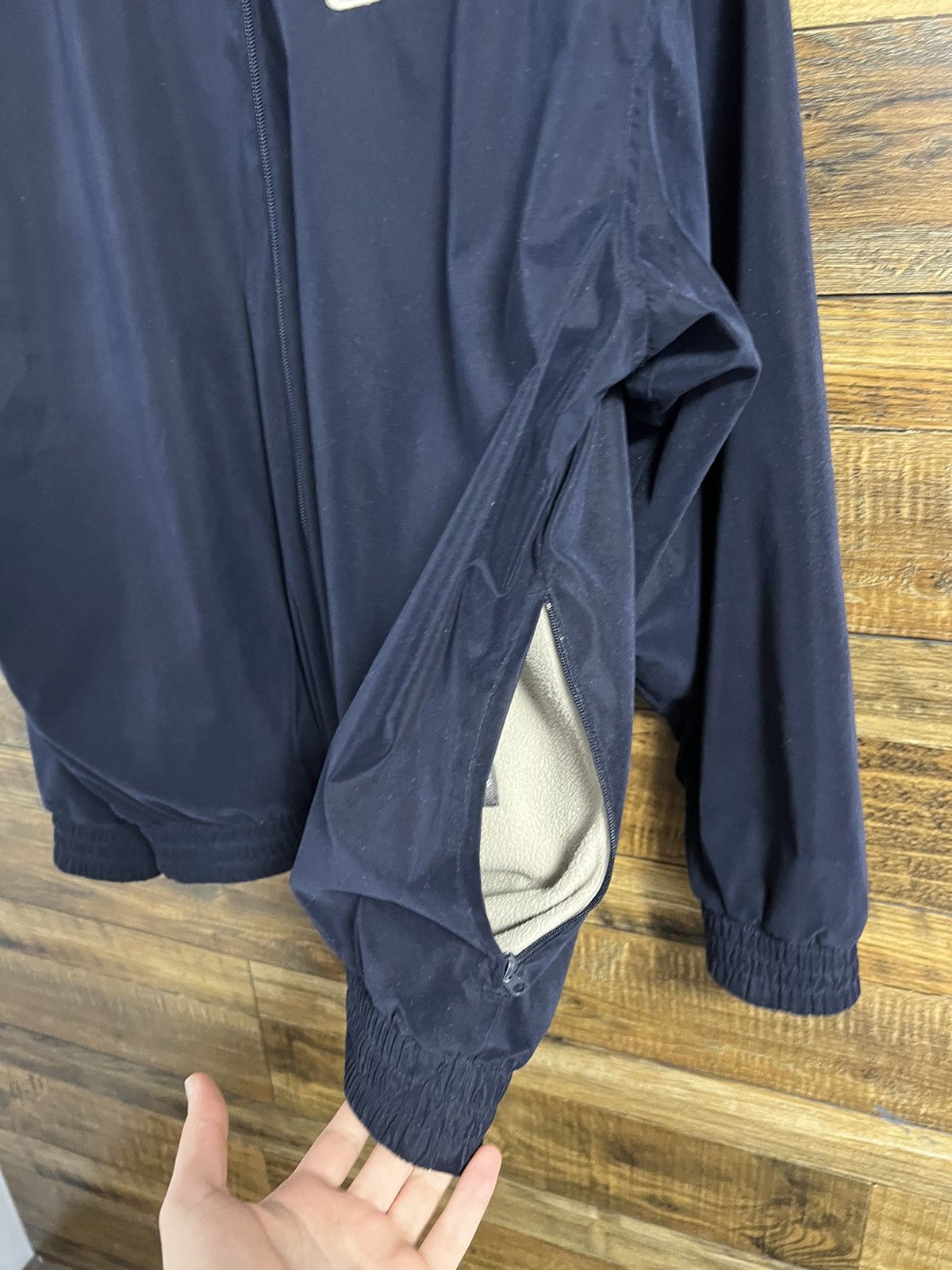 Vintage NIKE GOLF Vintage Reversible Fleece/Nylon Jacket 90s 2 in 1 Size US L / EU 52-54 / 3 - 22 Thumbnail