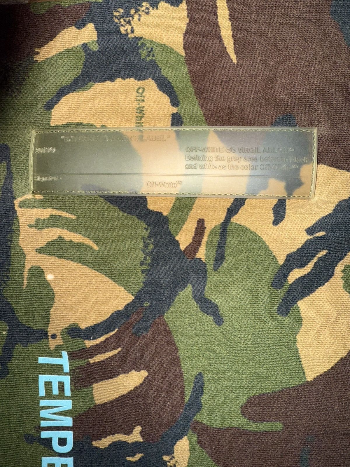 Off-White × Virgil Abloh Off-White Camouflage Temperature Long Sleeve Size US XS / EU 42 / 0 - 8 Thumbnail