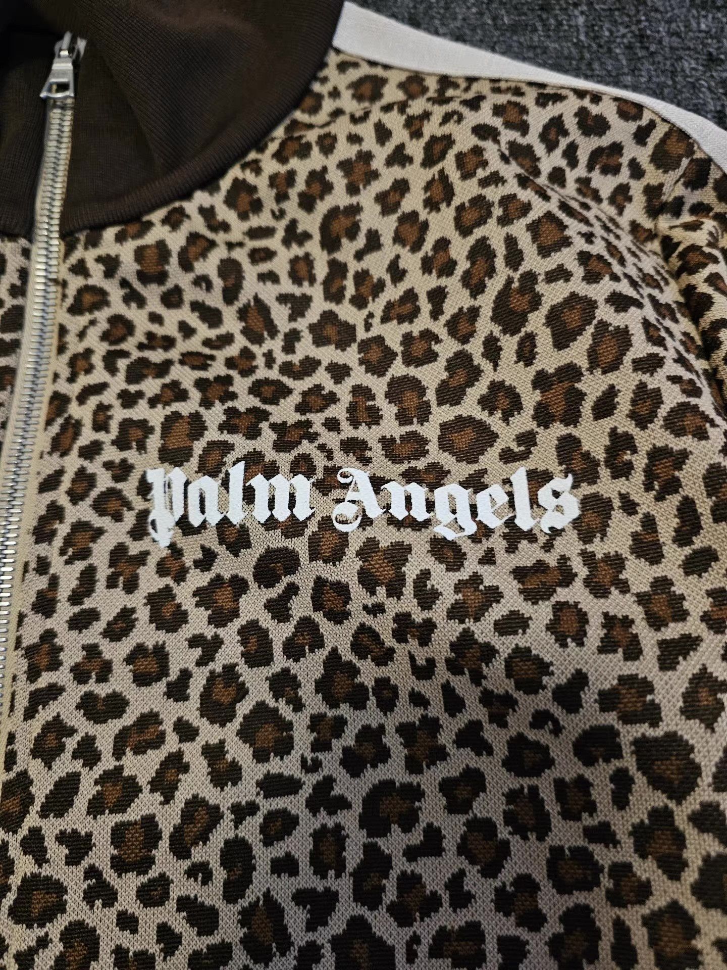 Palm Angels Palm Angels leopard print sports jacket, Size US M / EU 48-50 / 2 - 3 Thumbnail