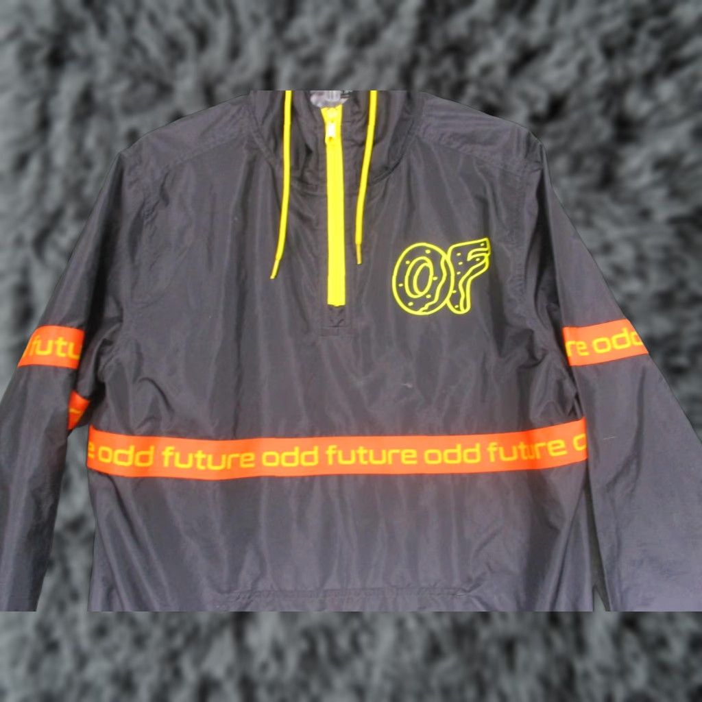 Odd Future VINTAGE not; wait. The item is Odd Future jacket mens small black purple hooded windbreaker anorak pullover Size US S / EU 44-46 / 1 - 1 Thumbnail