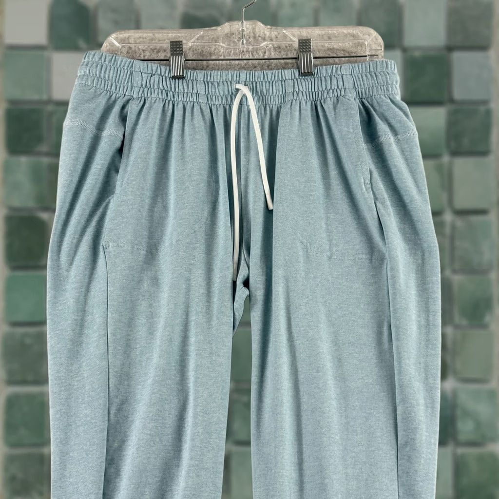 Vintage Nobull Jogger Pants Womens Medium Blue Drawstring Tapered Gym Workout Athleisure Pants Size 32" / US 10 / IT 46 - 1 Thumbnail