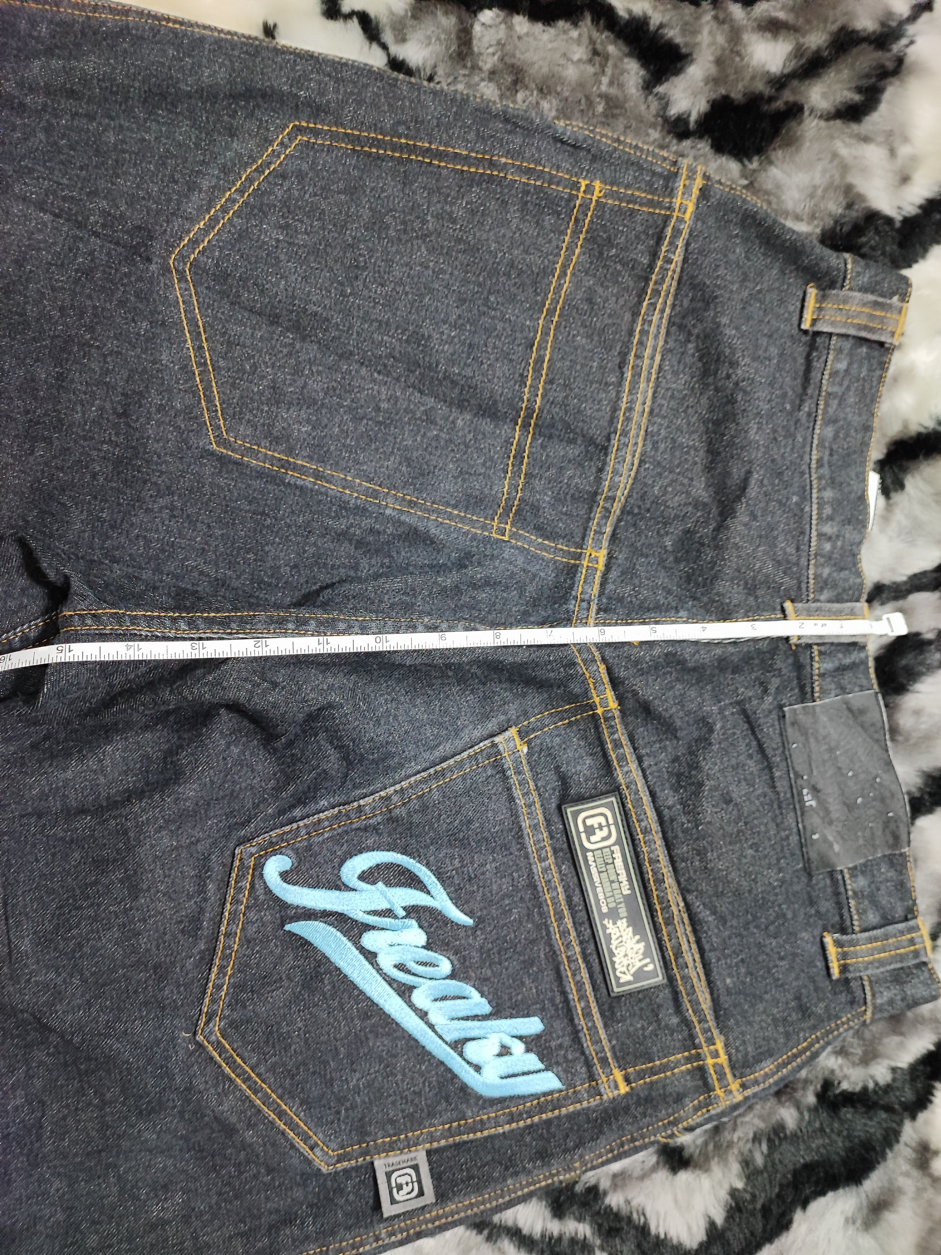 Massive Baggy Skater Pants Freaky Massive Denim Size US 30 / EU 46 - 13 Thumbnail