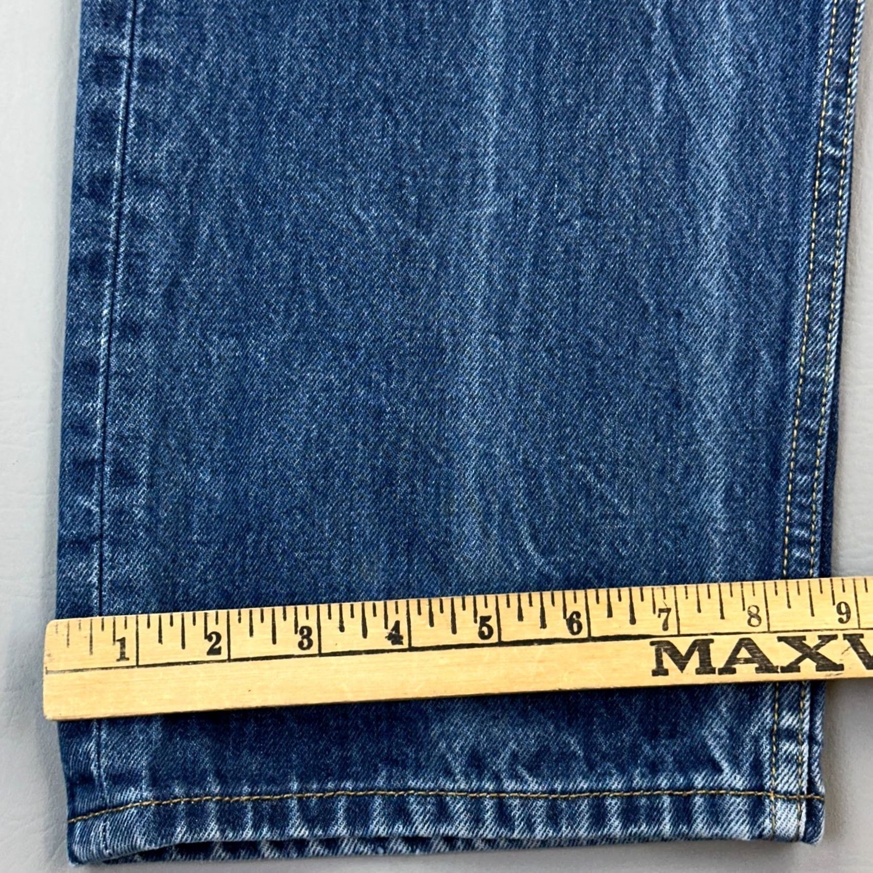 Levi's Levi's 501 Jeans Mens 40x34 40x31 Dark Wash Straight Button Fly Casual Size US 40 / EU 56 - 4 Thumbnail