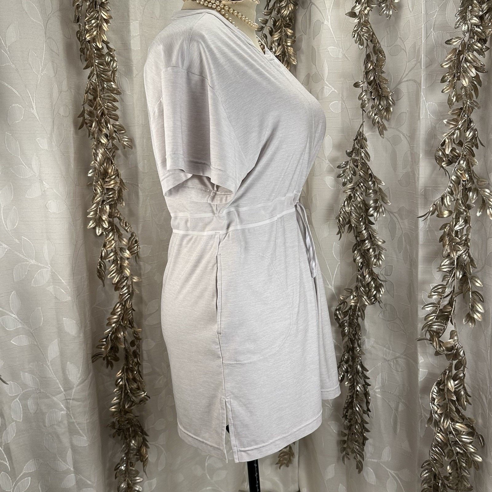 Athleta Athleta Crosscurrent Cover Up Dress M Gray Lounge Travel Size M / US 6-8 / IT 42-44 - 2 Thumbnail