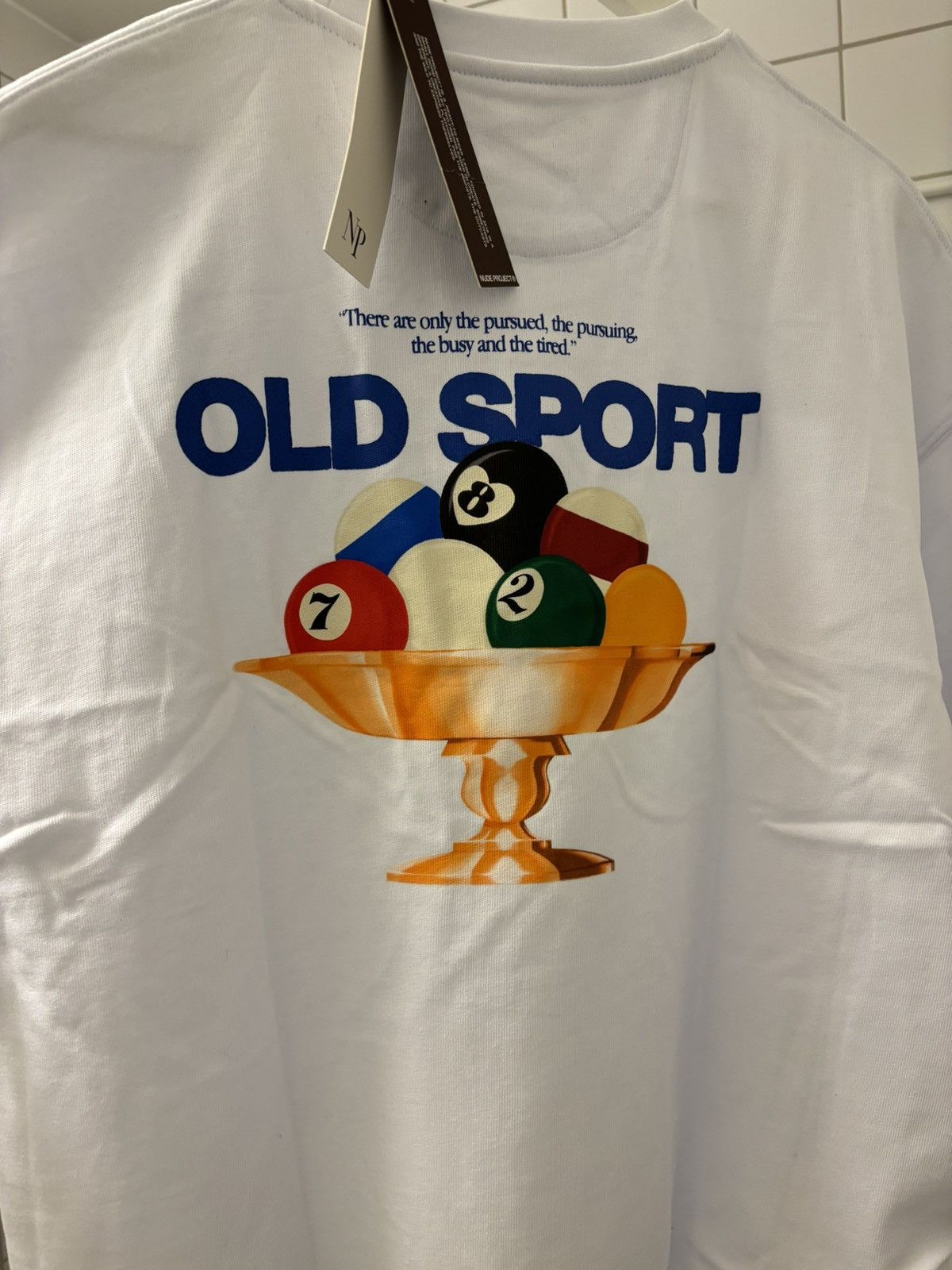 Other Old Sport Tee White Size US XXL / EU 58 / 5 - 2 Thumbnail
