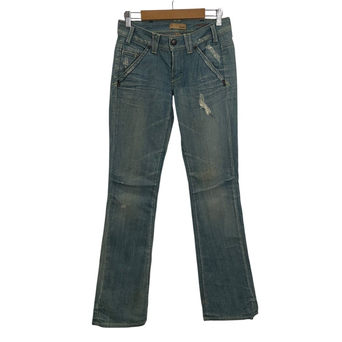 Japanese Brand Vintage Yanux Distressed Denim Size 29" - 1 Thumbnail