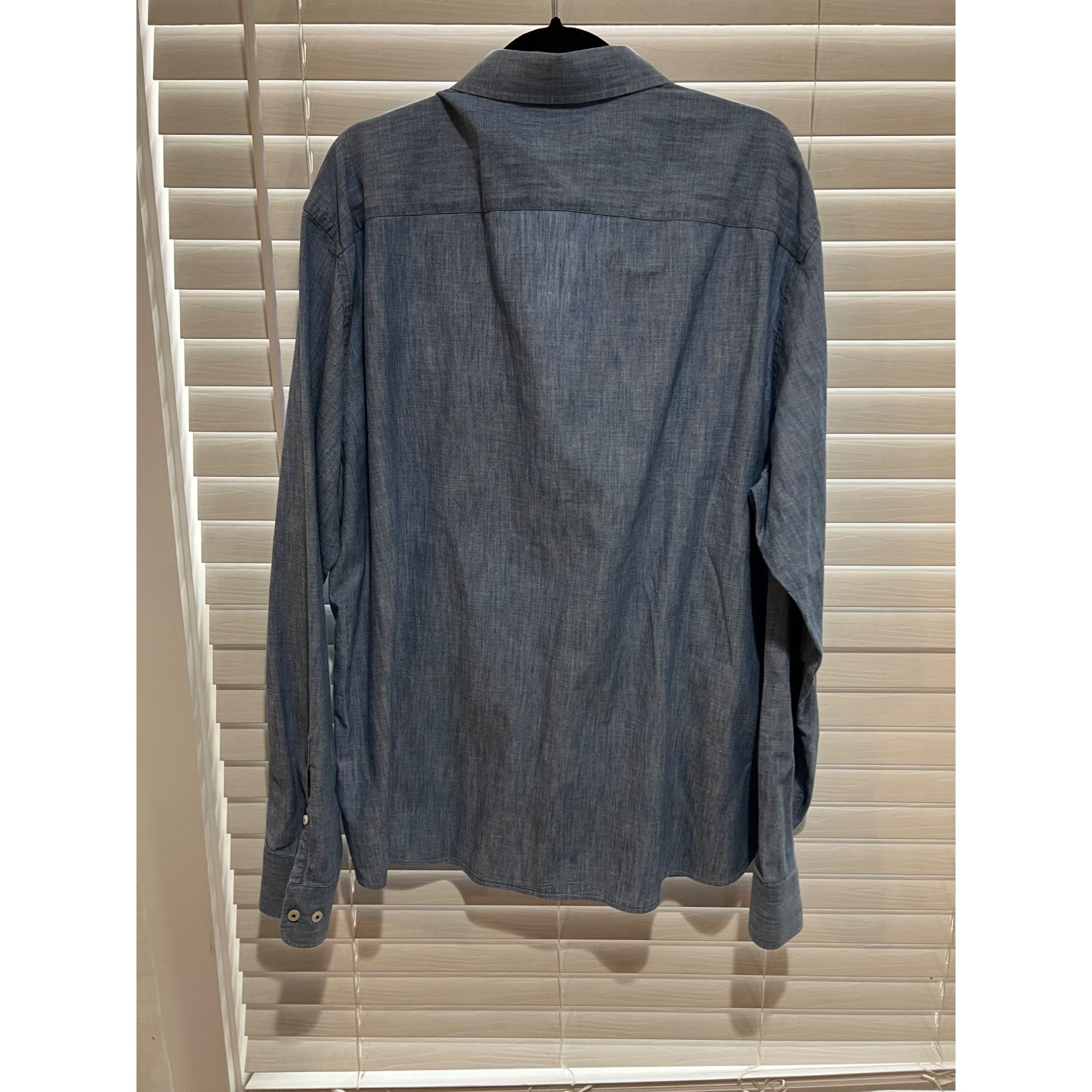 UNTUCKit Untuckit Denim Style Long Sleeve Button Up Shirt - Size XXXL Size US XXL / EU 58 / 5 - 4 Thumbnail
