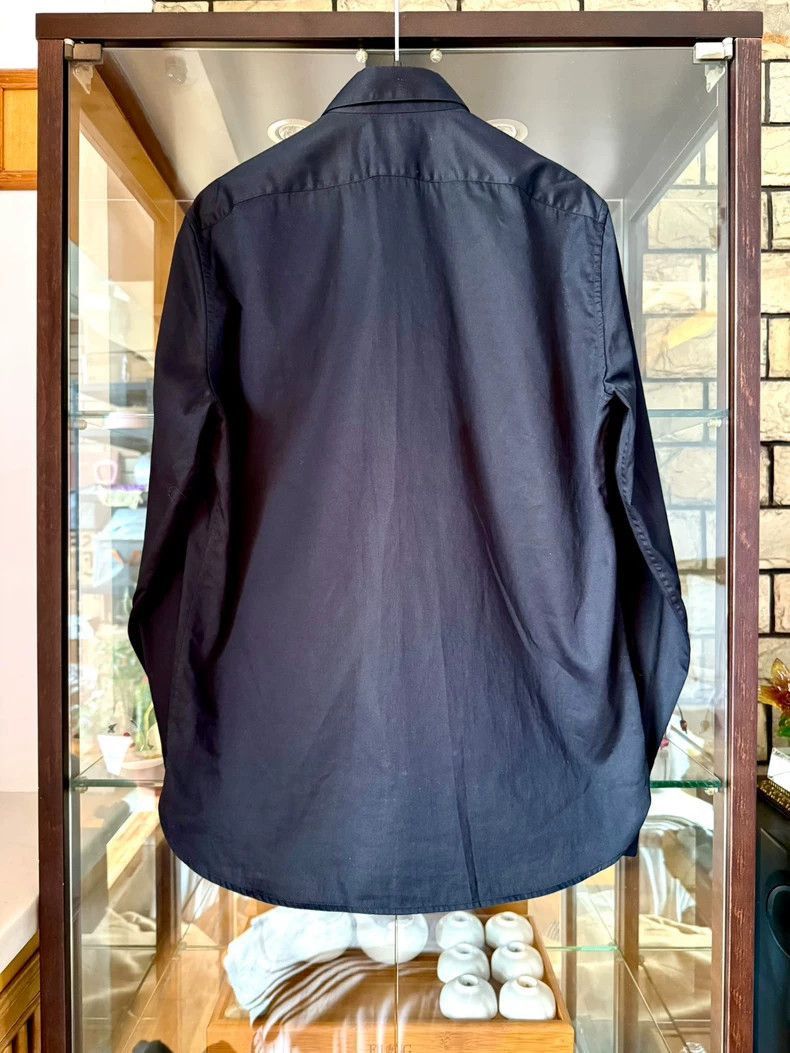 Saint Laurent Paris saint laurent black long sleeve shirt-2507 Size US M / EU 48-50 / 2 - 4 Thumbnail