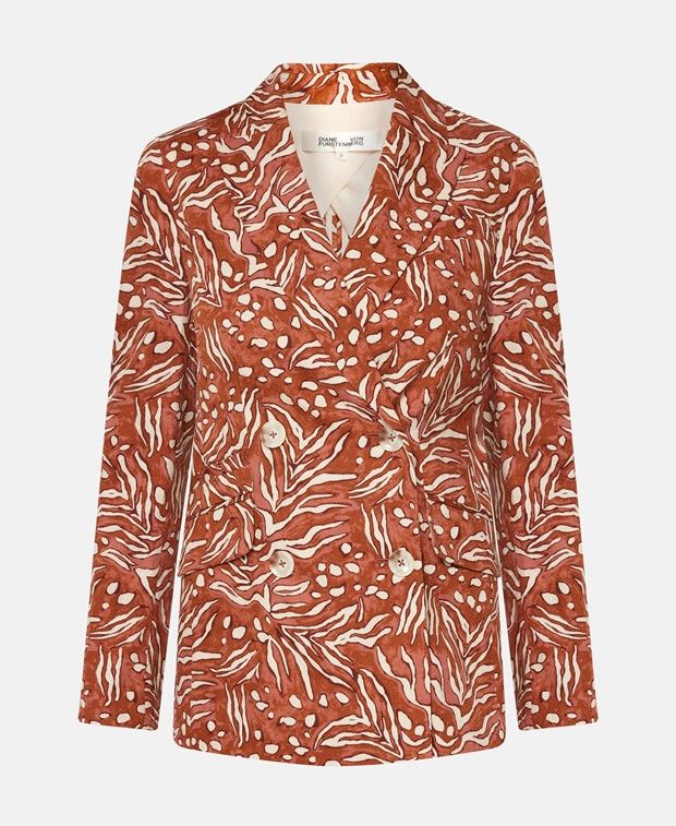 Diane von Furstenberg Blazer with all-over print Size 4XL / US 24-26 - 1 Thumbnail