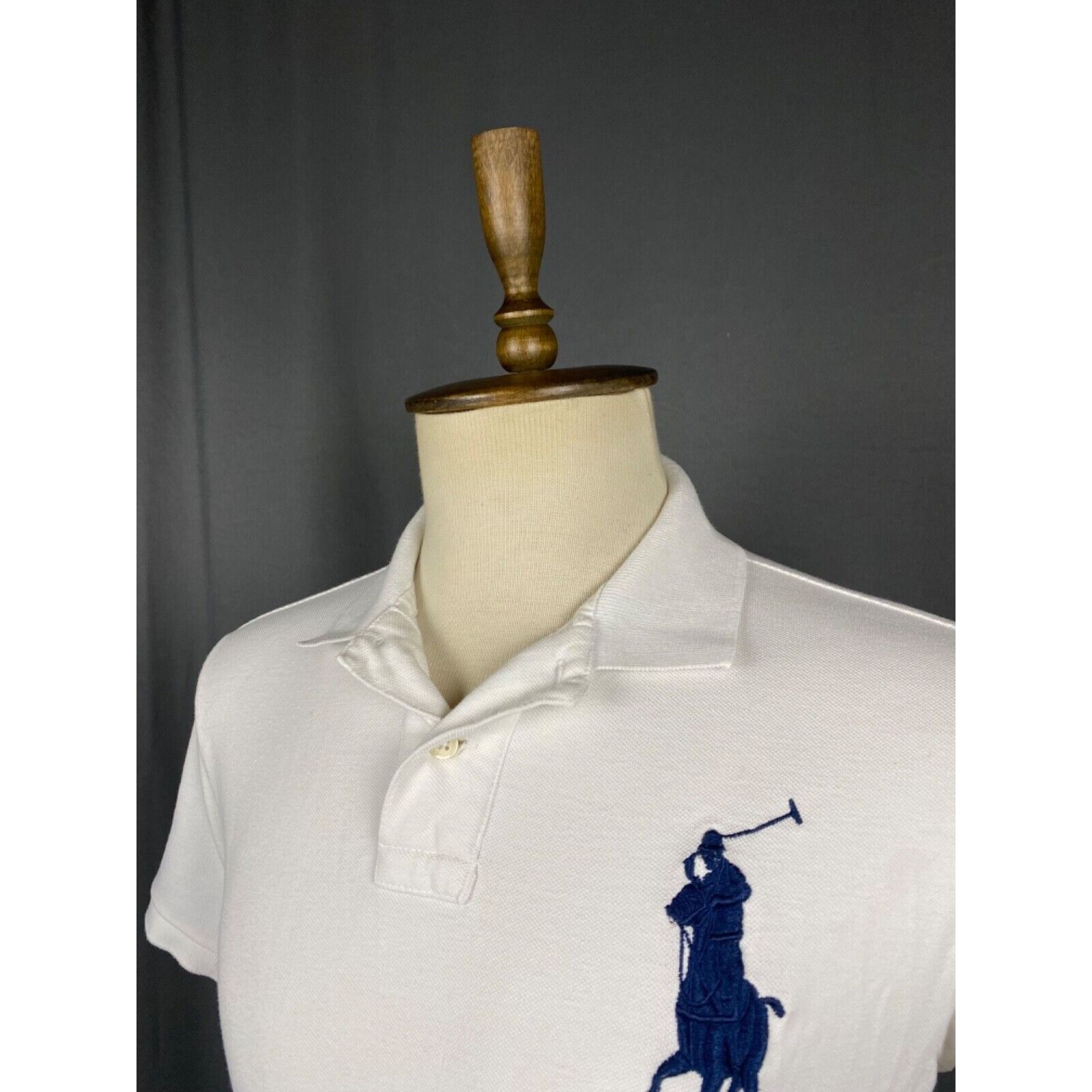 Polo Ralph Lauren Polo Ralph Lauren Big Logo Men's White Polo T-Shirt Size L Size US L / EU 52-54 / 3 - 5 Thumbnail
