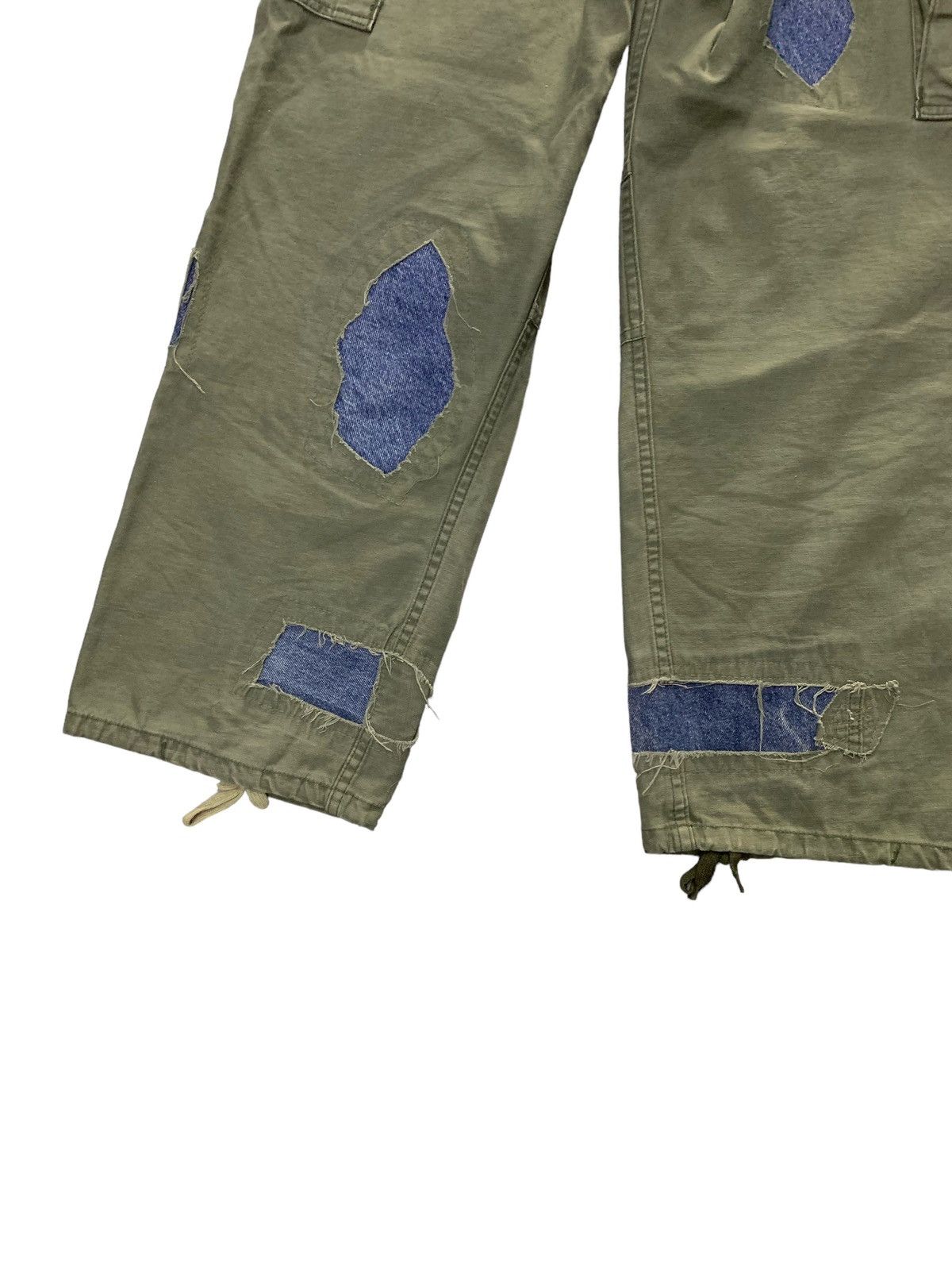 If Six Was Nine × Vintage Vintage Army Hybrid Reconstruct Cargo Baggy Jnco Y2k Style Size US 30 / EU 46 - 8 Thumbnail