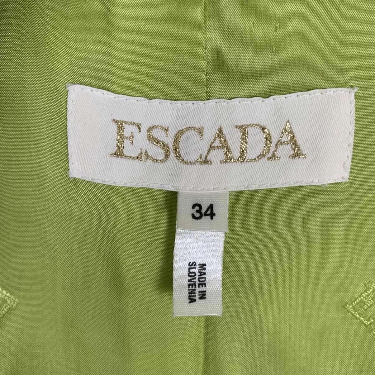 Designer × Escada × Vintage Vintage Escada Blazer Woman Blazer Size 34 Size XXS / US 00 / IT 34 - 12 Thumbnail