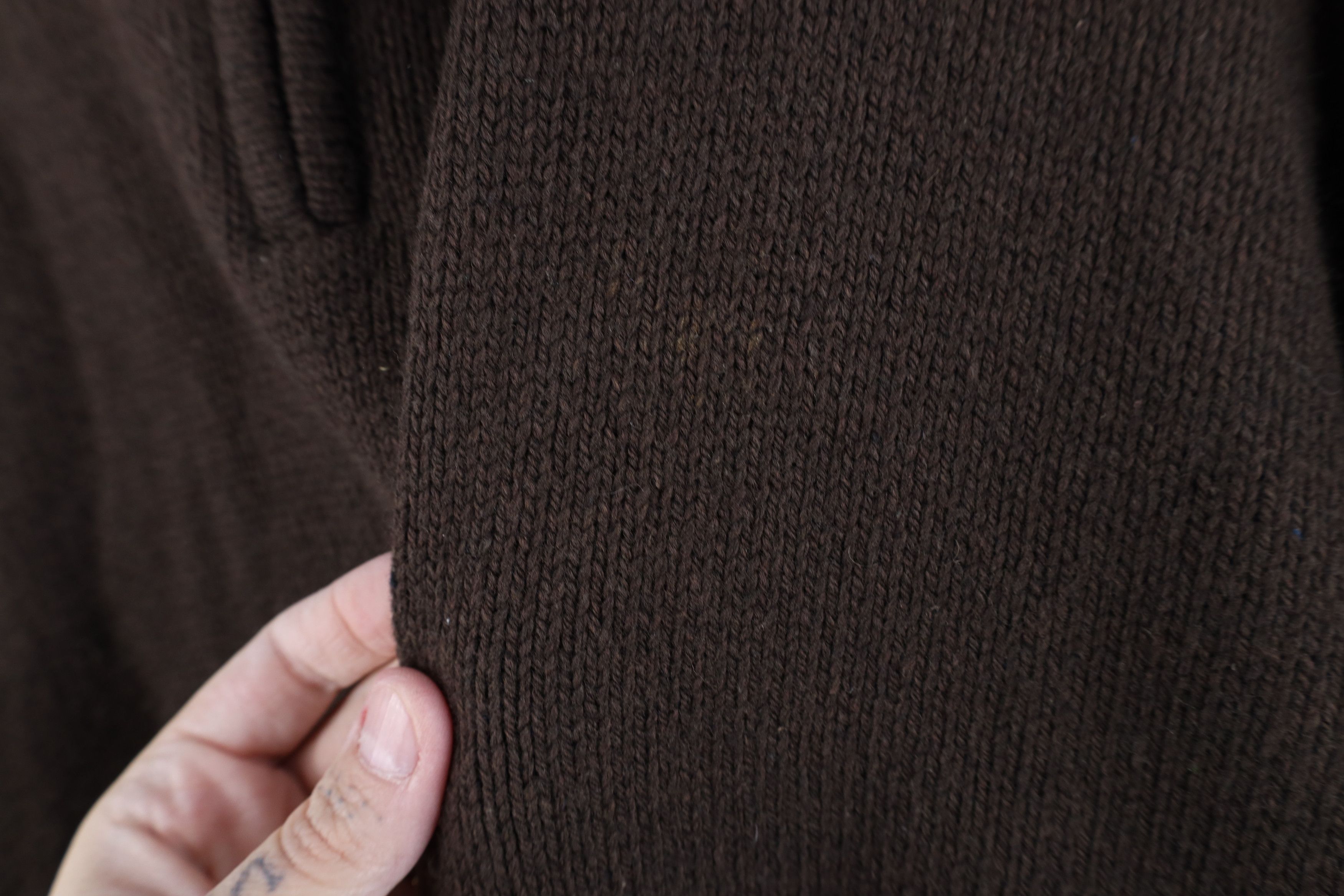 Gap Vintage Y2K Gap Patch Ribbed Knit Half Zip Pullover Sweater Size US L / EU 52-54 / 3 - 10 Thumbnail
