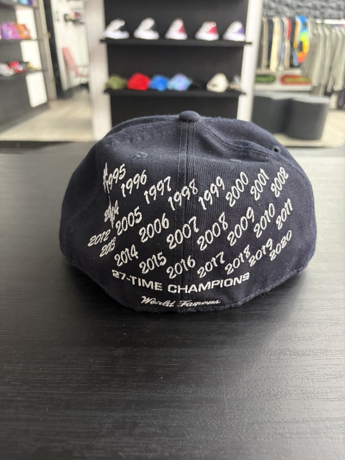 Supreme Supreme Champions Box Logo New Era Hat Navy Size 7 1/8 Size ONE SIZE - 2 Thumbnail