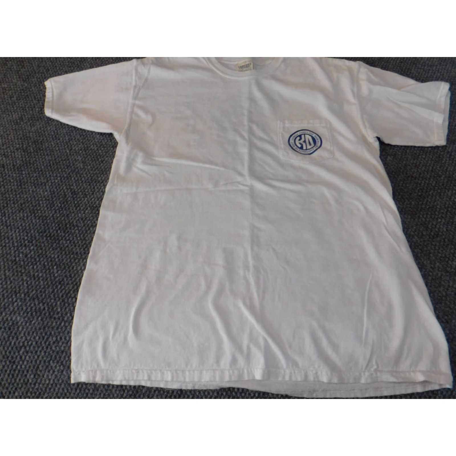 Comfort Colors Comfort Colors Mens Shirt L White Crew Neck Short Sleeve Logo T-Shirt Classic Do not include extra words Size US L / EU 52-54 / 3 - 3 Thumbnail