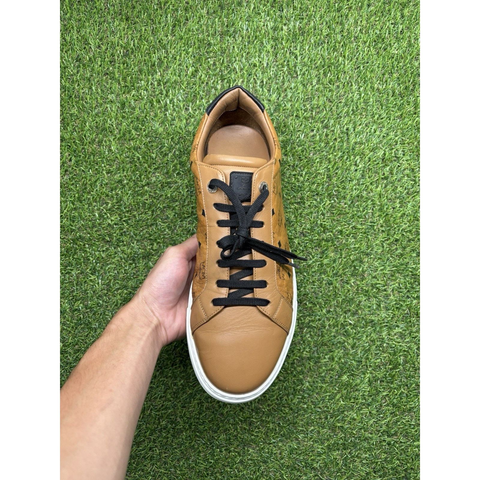 MCM MCM Terrain monogram-print sneakers | GOOD CONDITION! Size US 12 / EU 45 - 12 Thumbnail