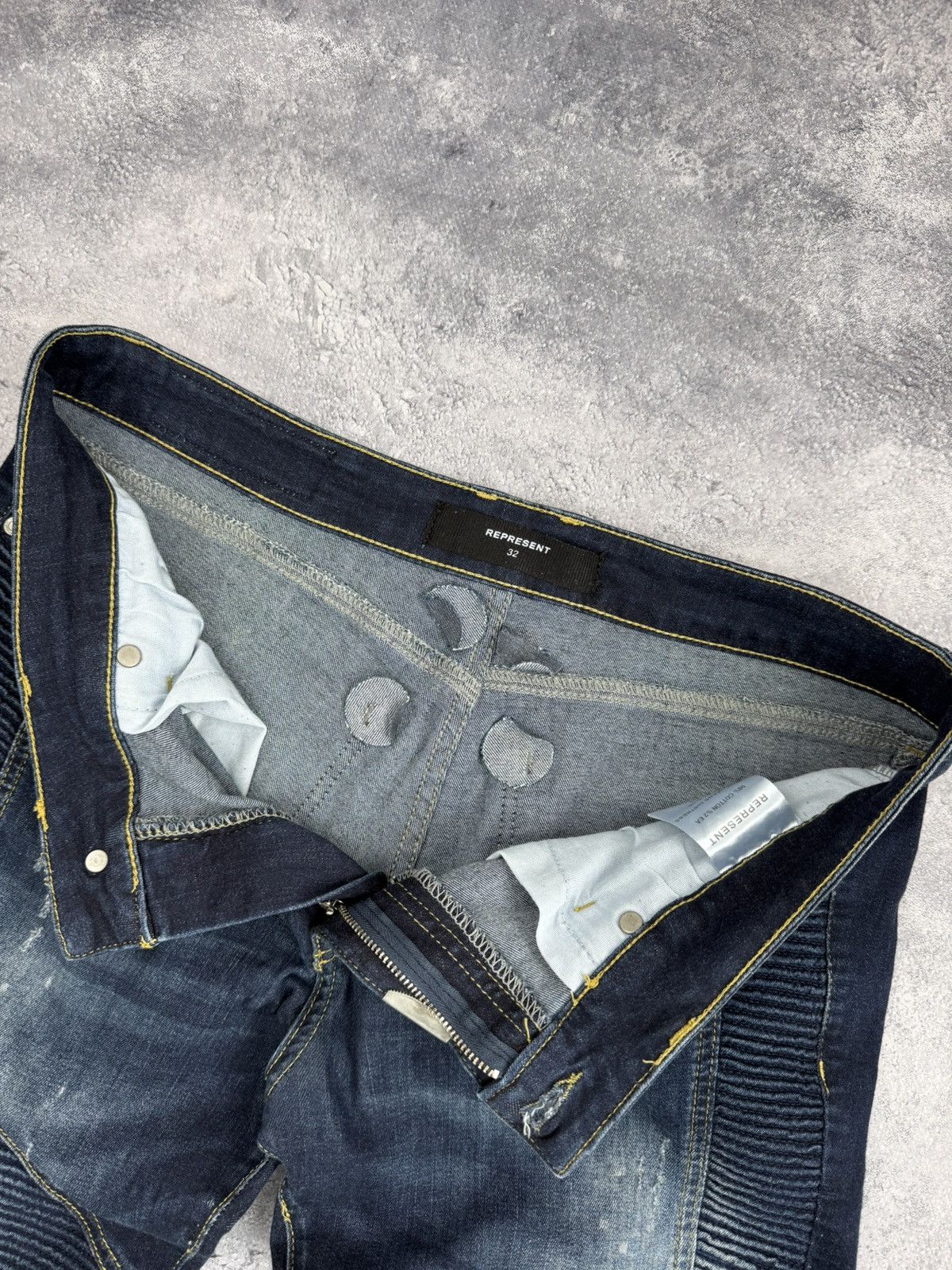 Represent Clo. Represent Biker Jeans Denim Pants Size US 32 / EU 48 - 16 Thumbnail