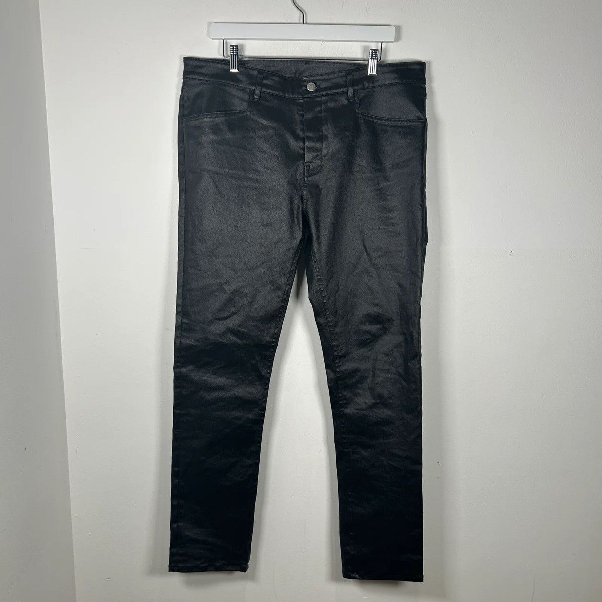 Rick Owens Rick Owens SS24 Lido Waxed Jeans Size US 36 / EU 52 - 1 Thumbnail