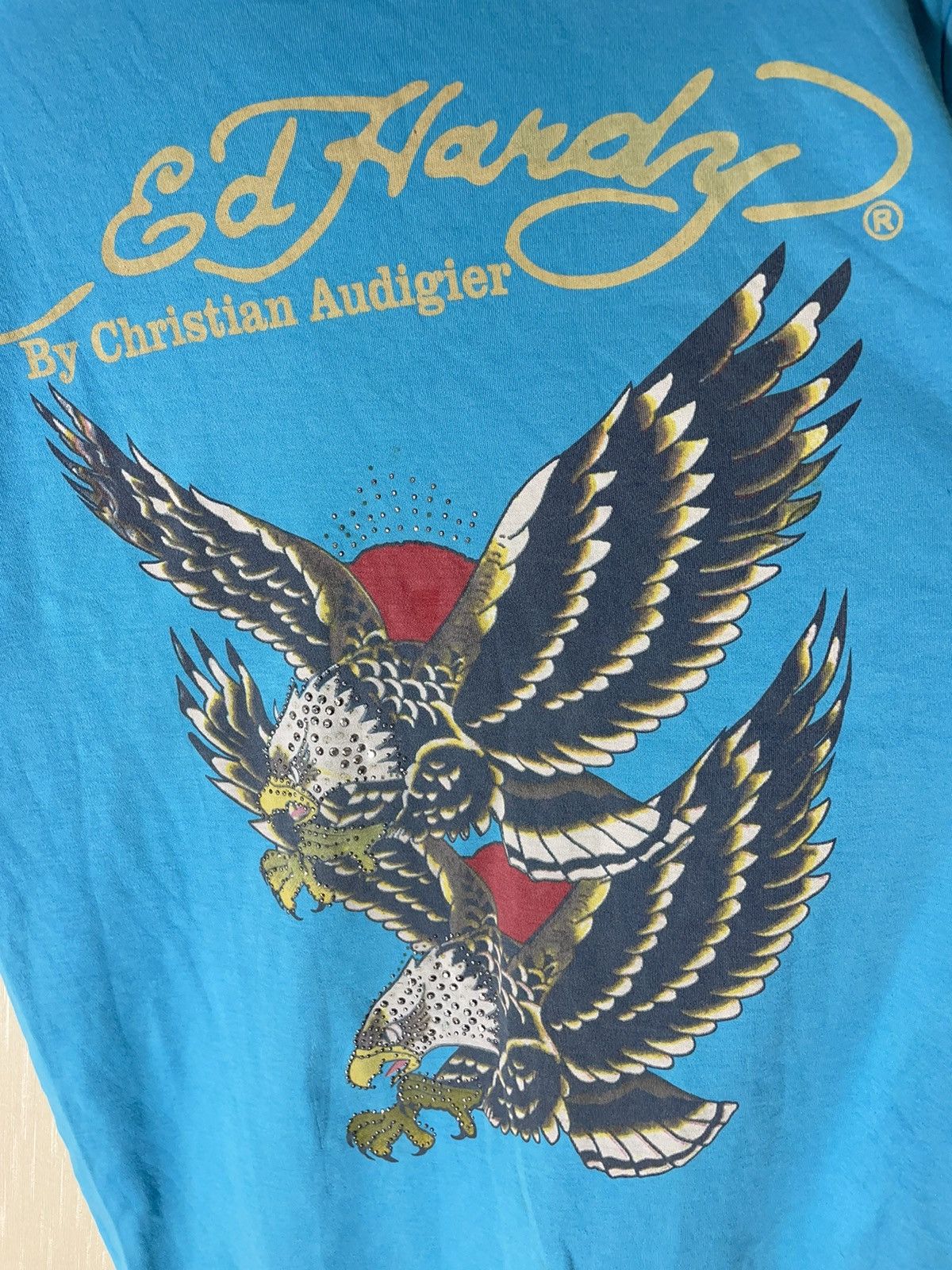 Ed Hardy × Vintage Ed Hardy vintage streetwear T shirt Size US L / EU 52-54 / 3 - 6 Thumbnail