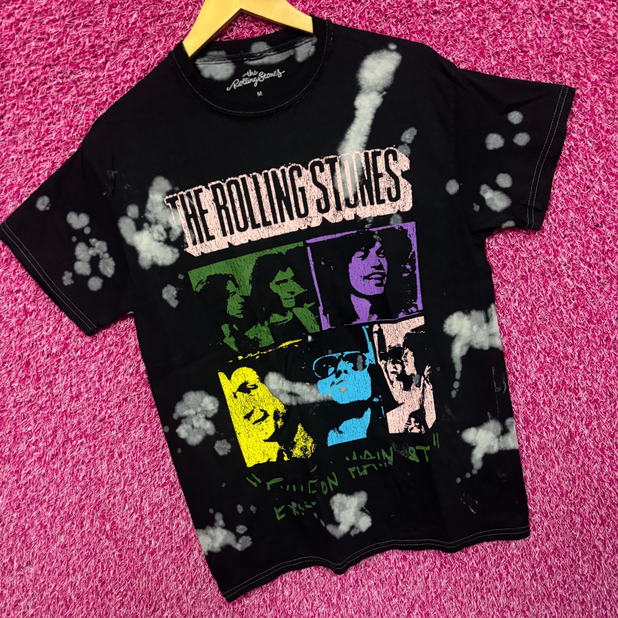 The Rolling Stones The Rolling Stones Exile on Main St Album Rock Bleach Dye M Size US M / EU 48-50 / 2 - 3 Thumbnail