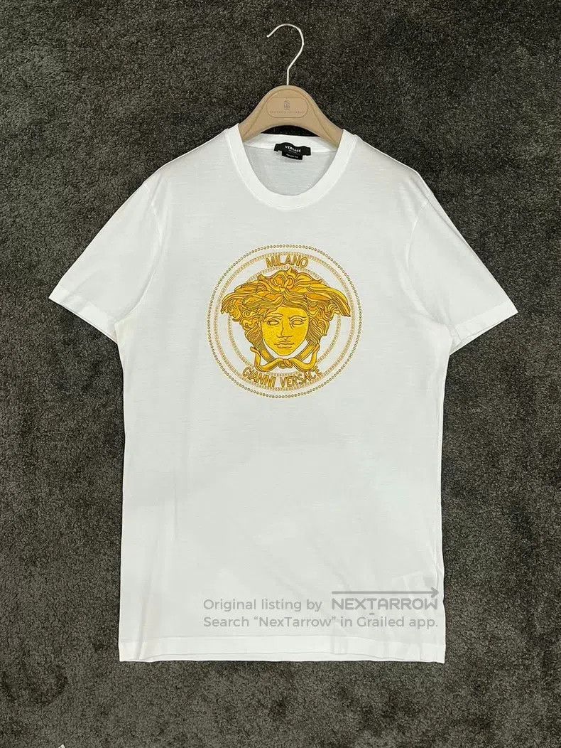 Versace Versace Heavy embroidered Medusa avatar T-shirt Size US XXL / EU 58 / 5 - 6 Thumbnail