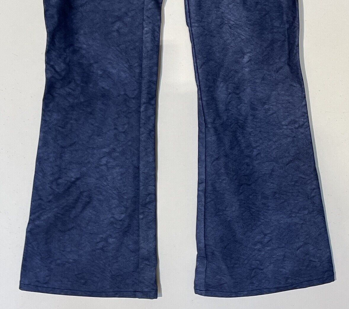 I.AM.GIA L.AM.GIA Washed Faux Vegan Leather Stretch Flared Leg Pants Size 31" - 7 Thumbnail