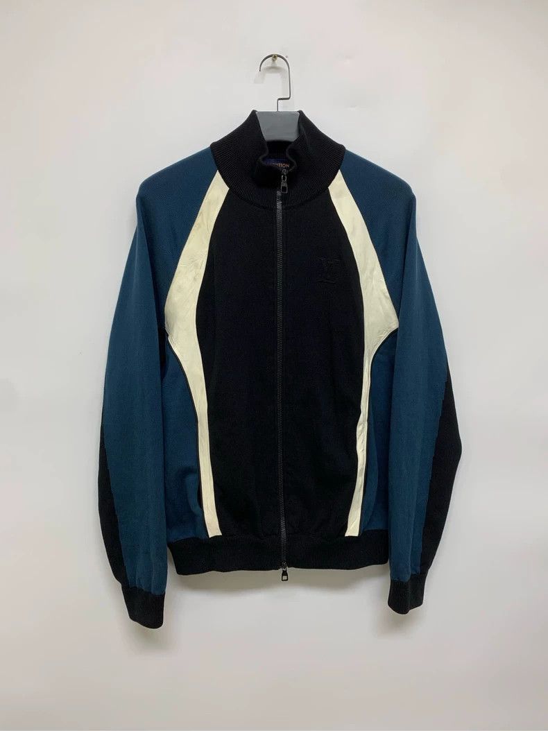 Louis Vuitton Knitted paneled leather jacket 2501-Nextarrow