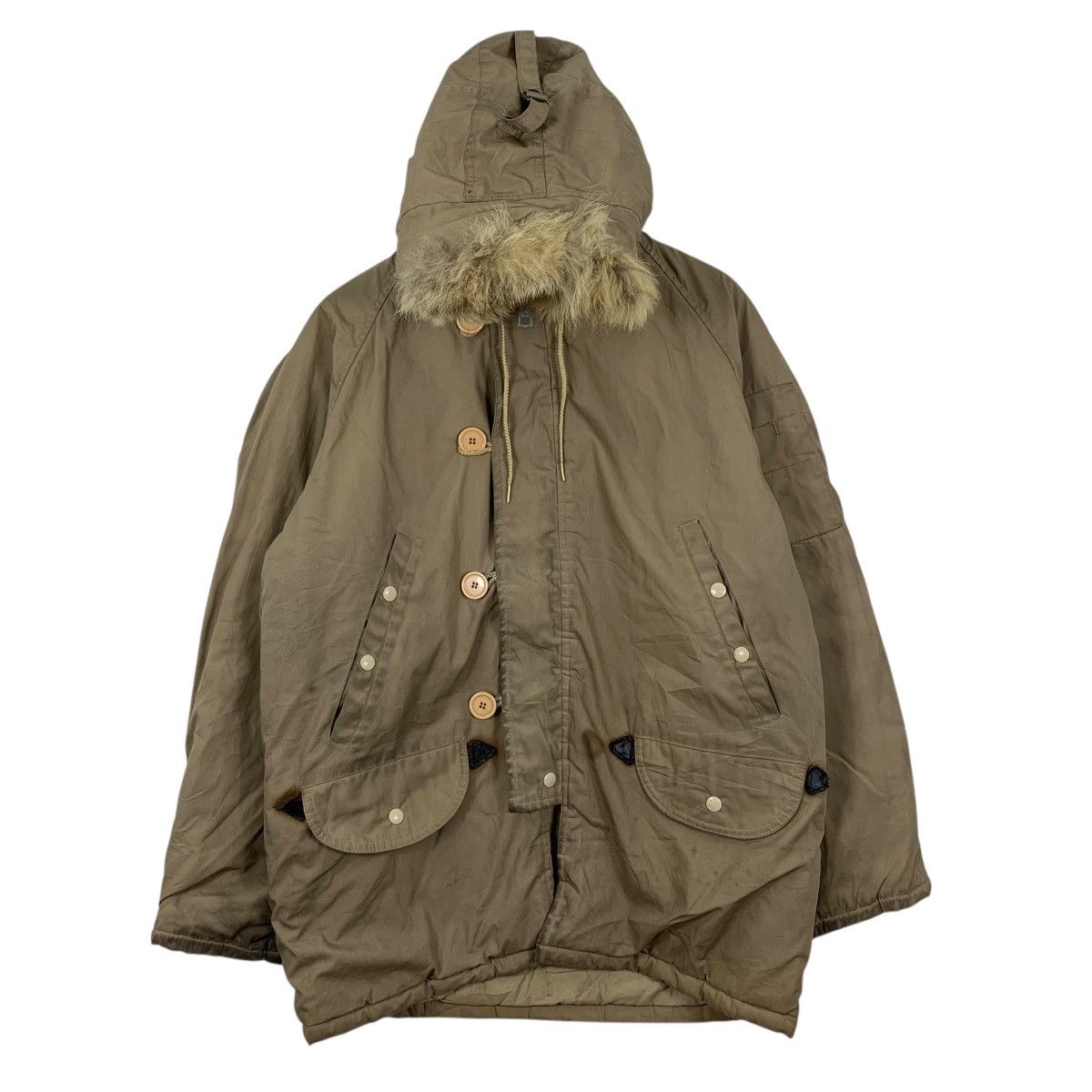 Vintage Vintage 80s CORINTH MFG CO Arctic Parka Flight Hooded Jacket Size US XL / EU 56 / 4 - 1 Thumbnail