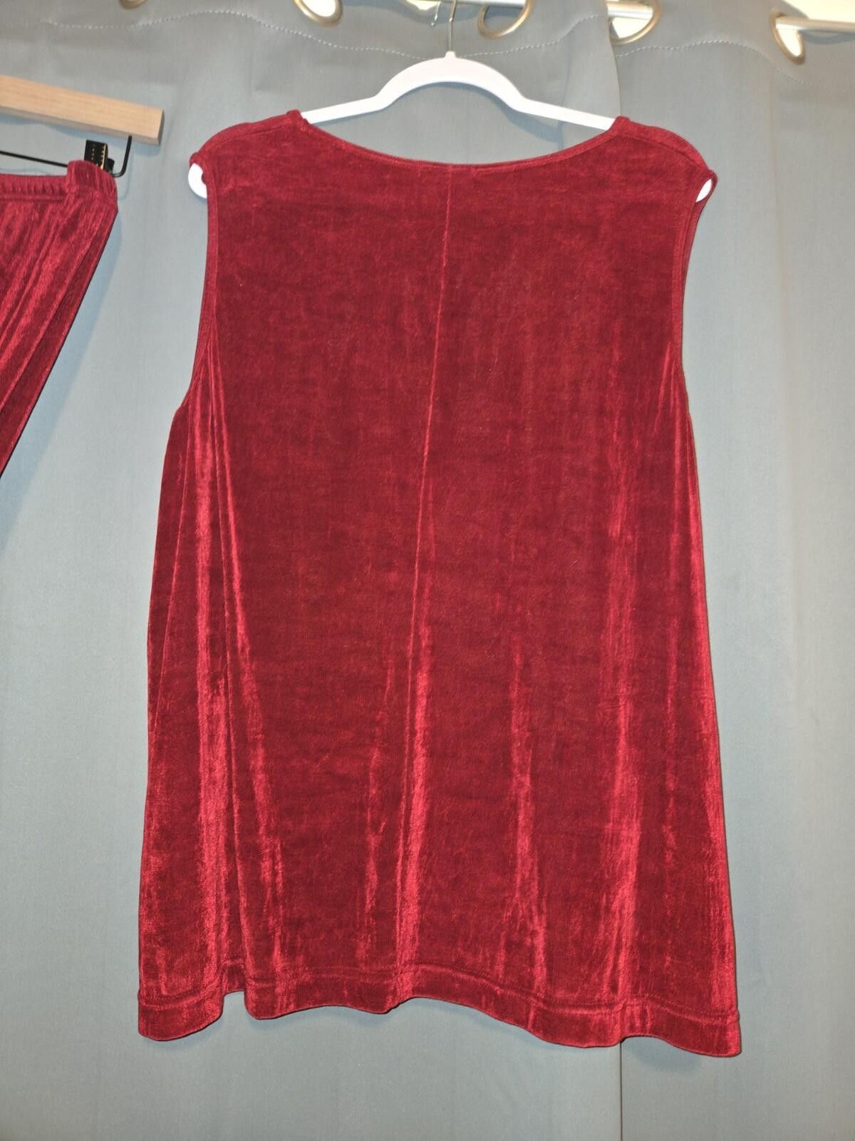 Other Ve Ve Collection By Vikki Vi Women's Red Top 3X Bottom 1X Size ONE SIZE - 5 Thumbnail