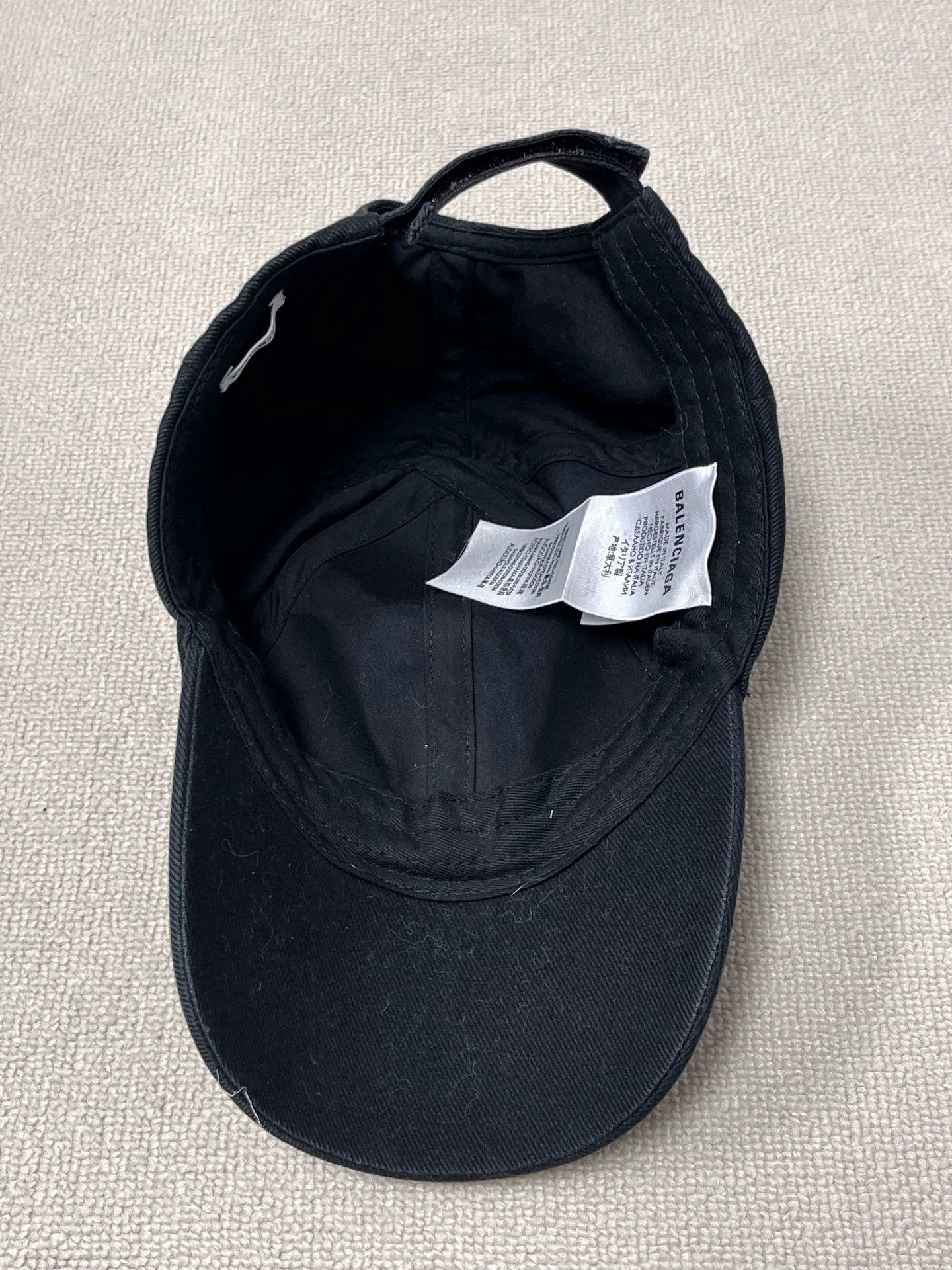 Balenciaga Balenciaga Embroidered Logo Cotton Baseball Cap, Unisex Size ONE SIZE - 2 Thumbnail