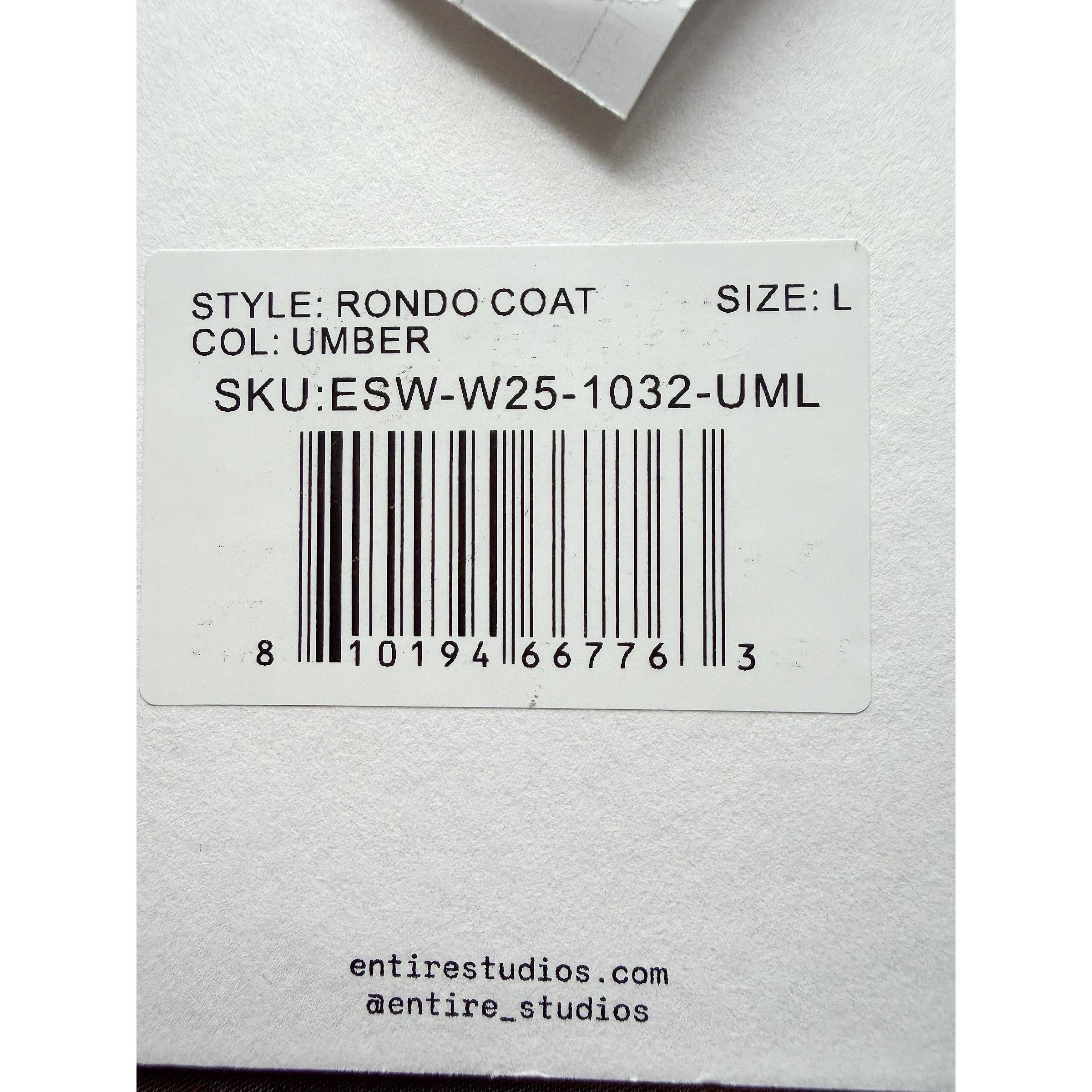 Entire Studios Entire Studios Rondo Coat Dark Brown Size L / US 10 / IT 46 - 6 Thumbnail