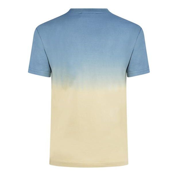Lanvin o1g2r1mq1024 T-Shirt in Blue & Beige Size L / US 10 / IT 46 - 2 Thumbnail
