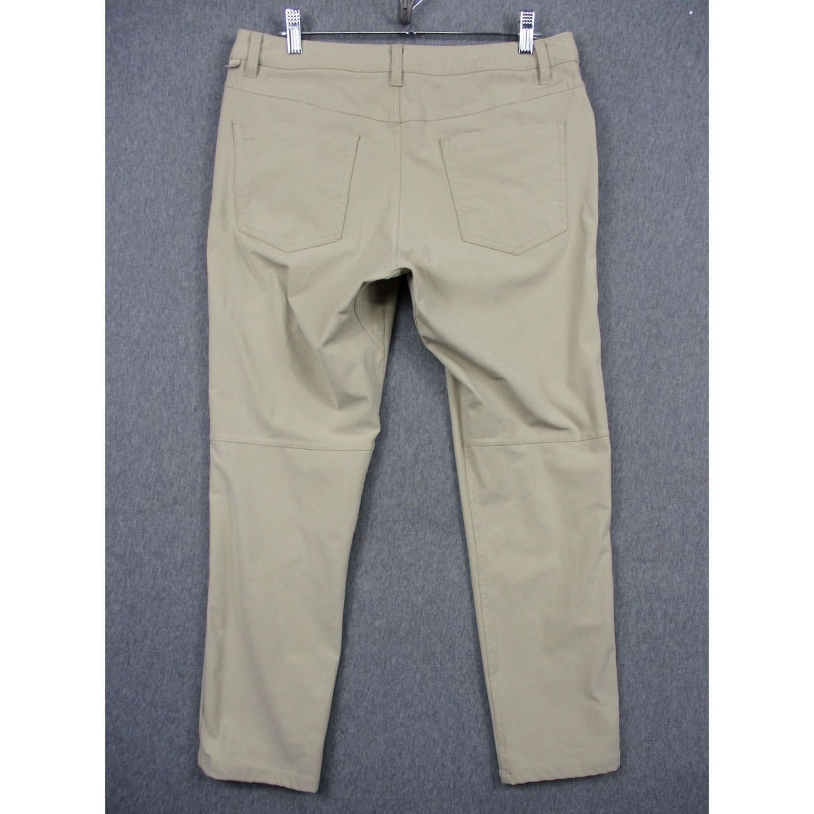 Lululemon Lululemon Mens Slim Chino Pants 32x30 Beige 5 Pocket Casual Jeans-Style With Zip Front Size US 32 / EU 48 - 4 Thumbnail