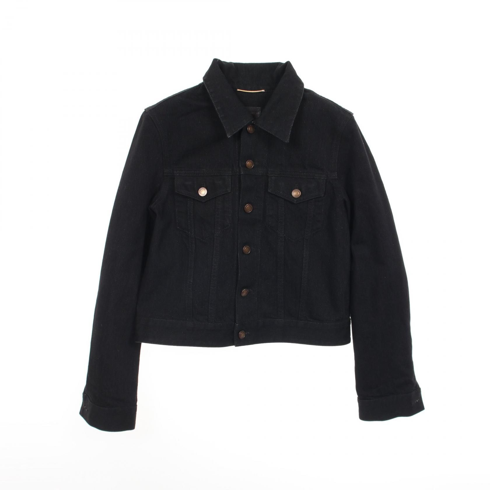 Other Other Saint Laurent Paris Cotton Denim Jacket Textile Outerwear DUTY FREE for USA Size ONE SIZE - 1 Thumbnail