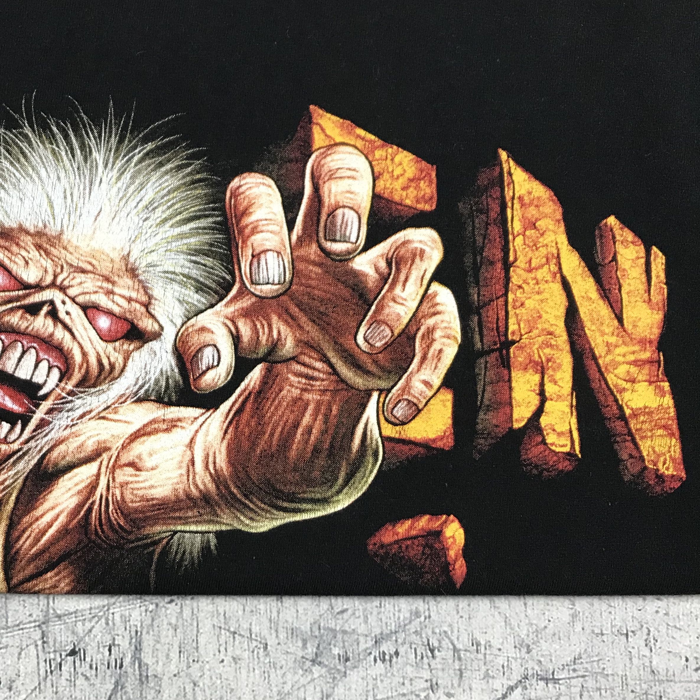 Band Tees Vintage Iron Maiden Matter Of Life Death Tee Size US M / EU 48-50 / 2 - 5 Thumbnail