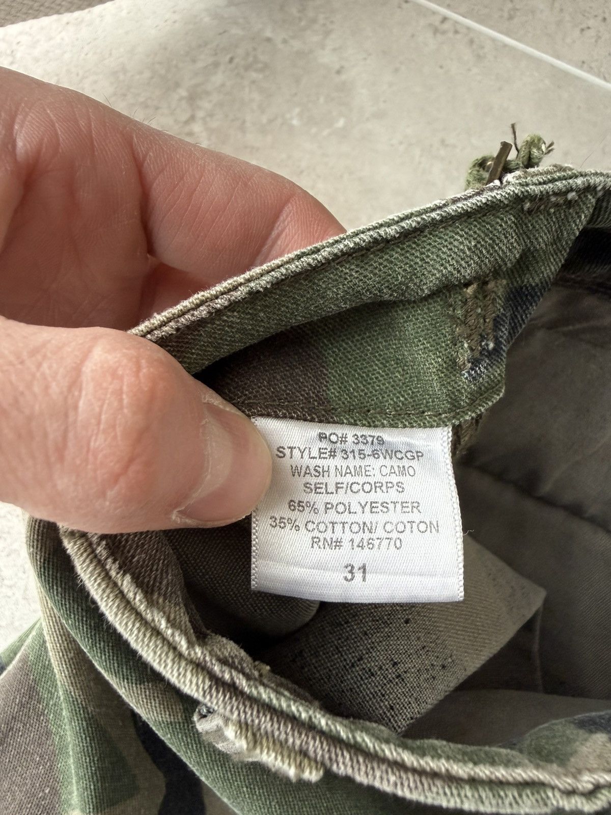RE/DONE RE/DONE Multicolor Camo Cargo Pants Size US 31 - 6 Thumbnail