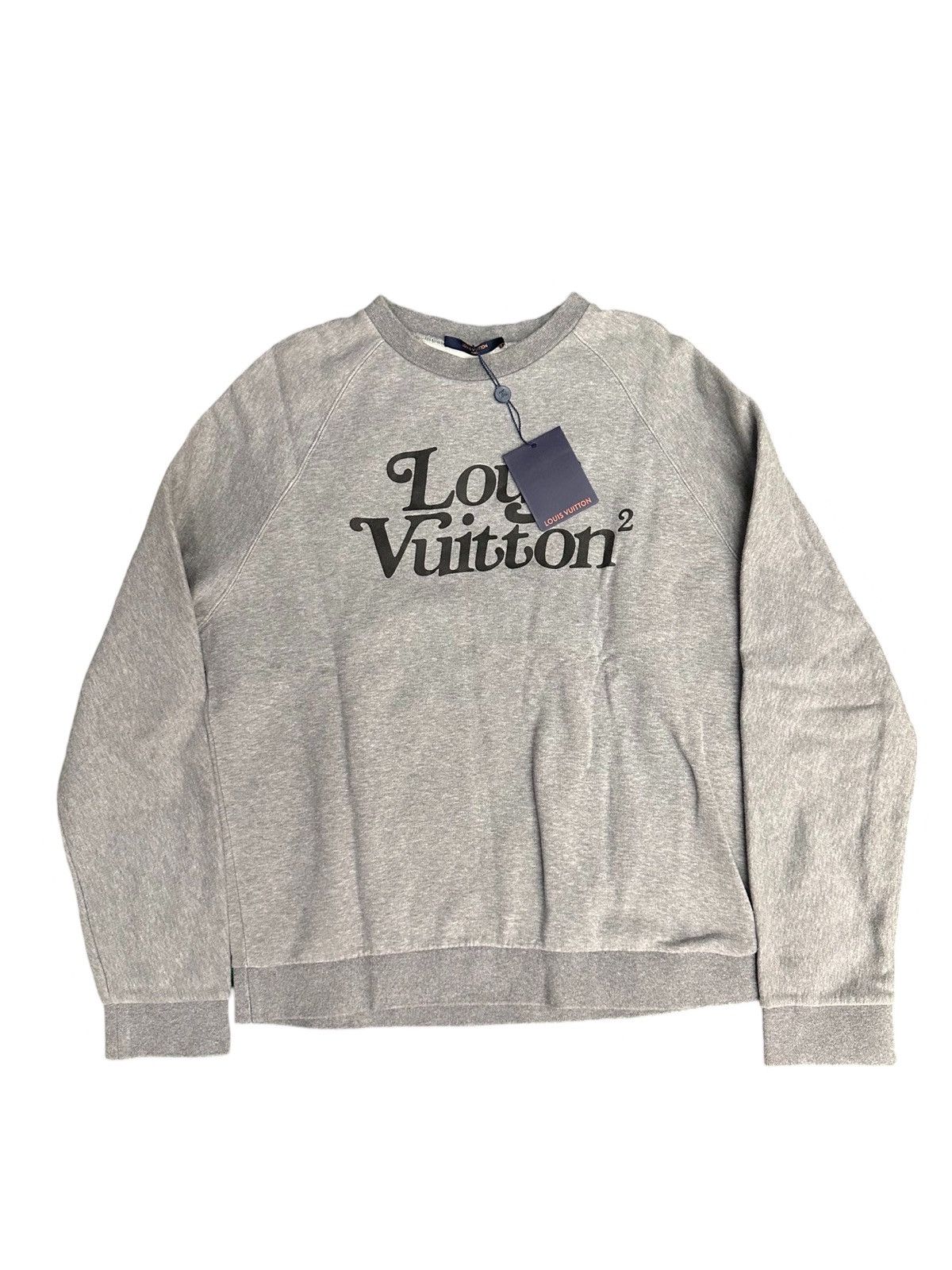 Louis Vuitton Louis Vuitton x Nigo Squared Logo Print Sweatshirt | Grailed