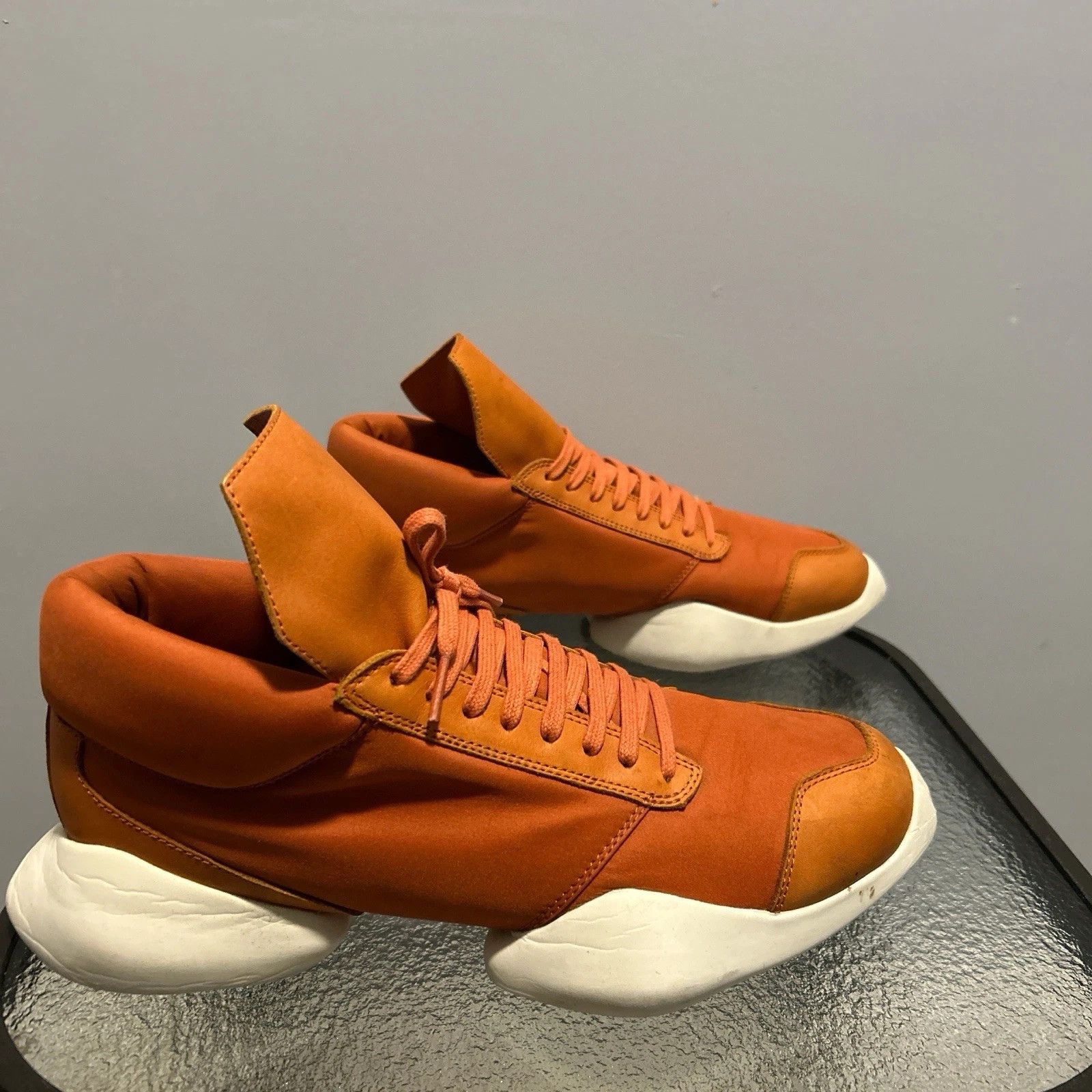 Rick Owens Adidas x Rick Owens Runner Fox Orange 9.5 AQ2824 Size US 9.5 / EU 42-43 - 1 Thumbnail