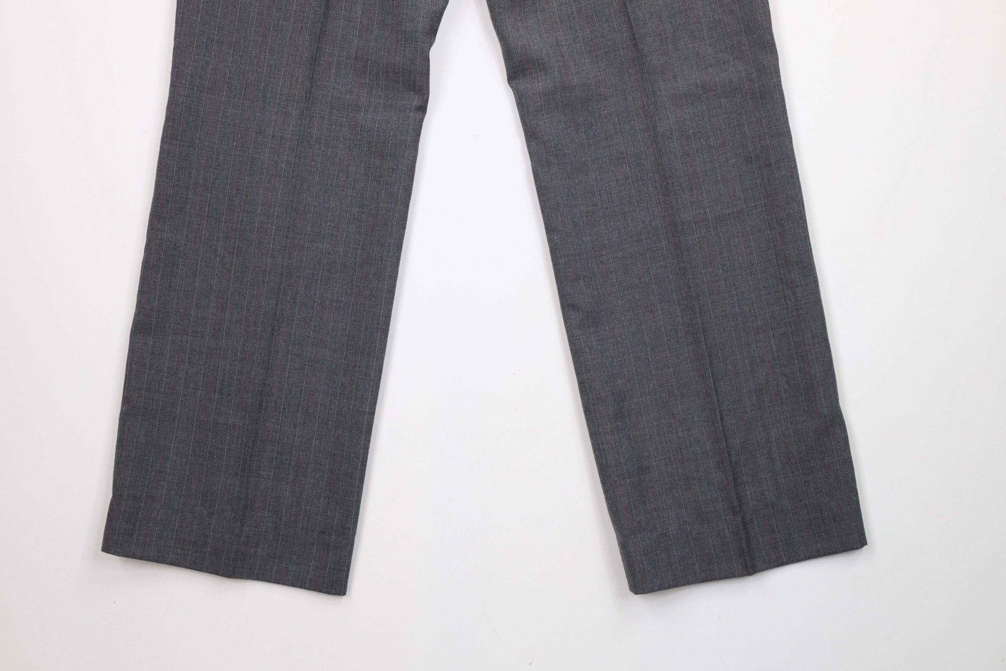 Vintage Vintage 70s Streetwear Rainbow Striped Wide Leg Chino Pants Size US 30 / EU 46 - 10 Thumbnail