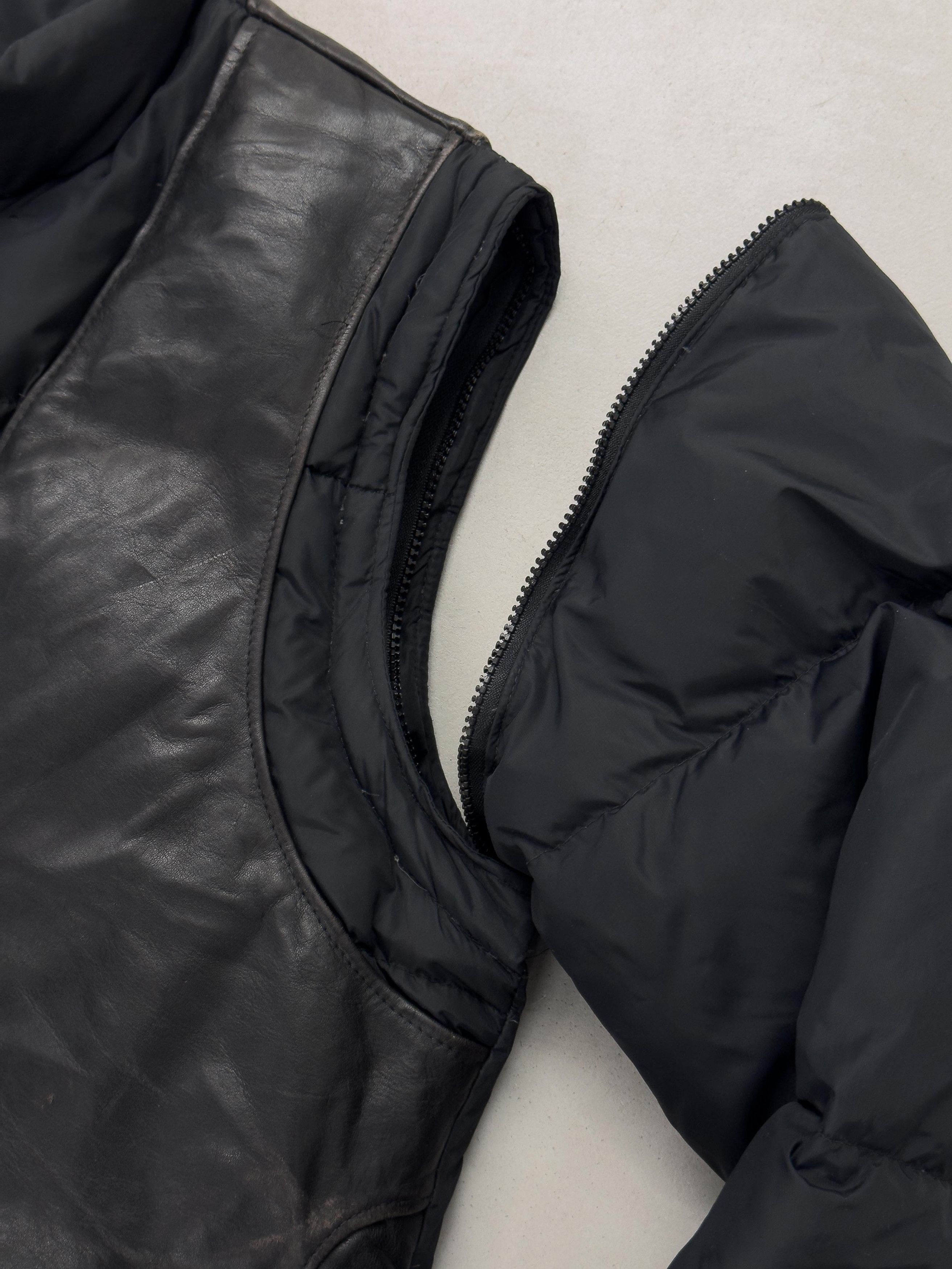 Schott 80’s Schott 2-in-1 Leather Down Jacket Size US M / EU 48-50 / 2 - 2 Thumbnail