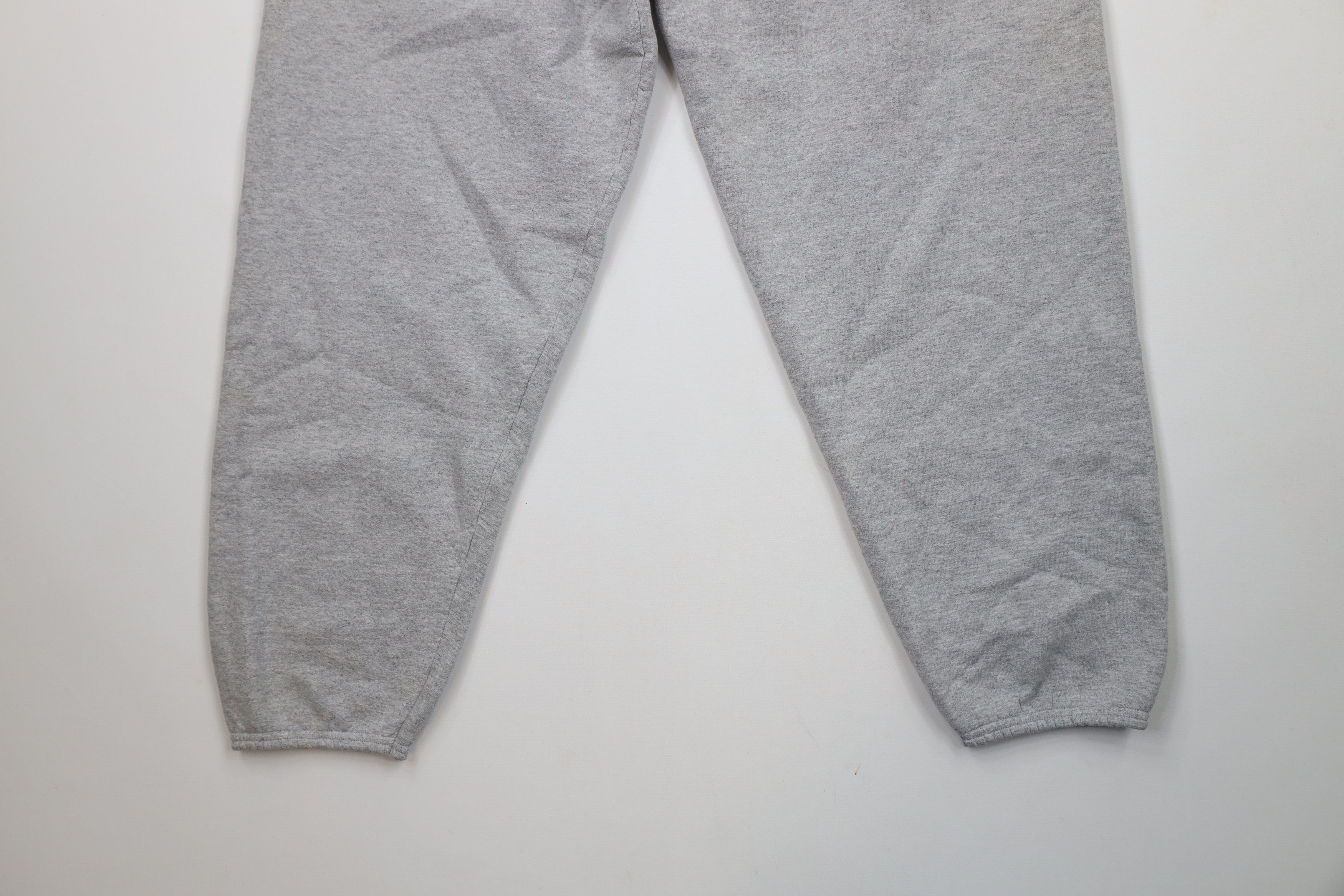 Starter × Vintage Vintage 90s Starter Blank Cuffed Sweatpants Joggers Gray Size US 34 / EU 50 - 13 Thumbnail