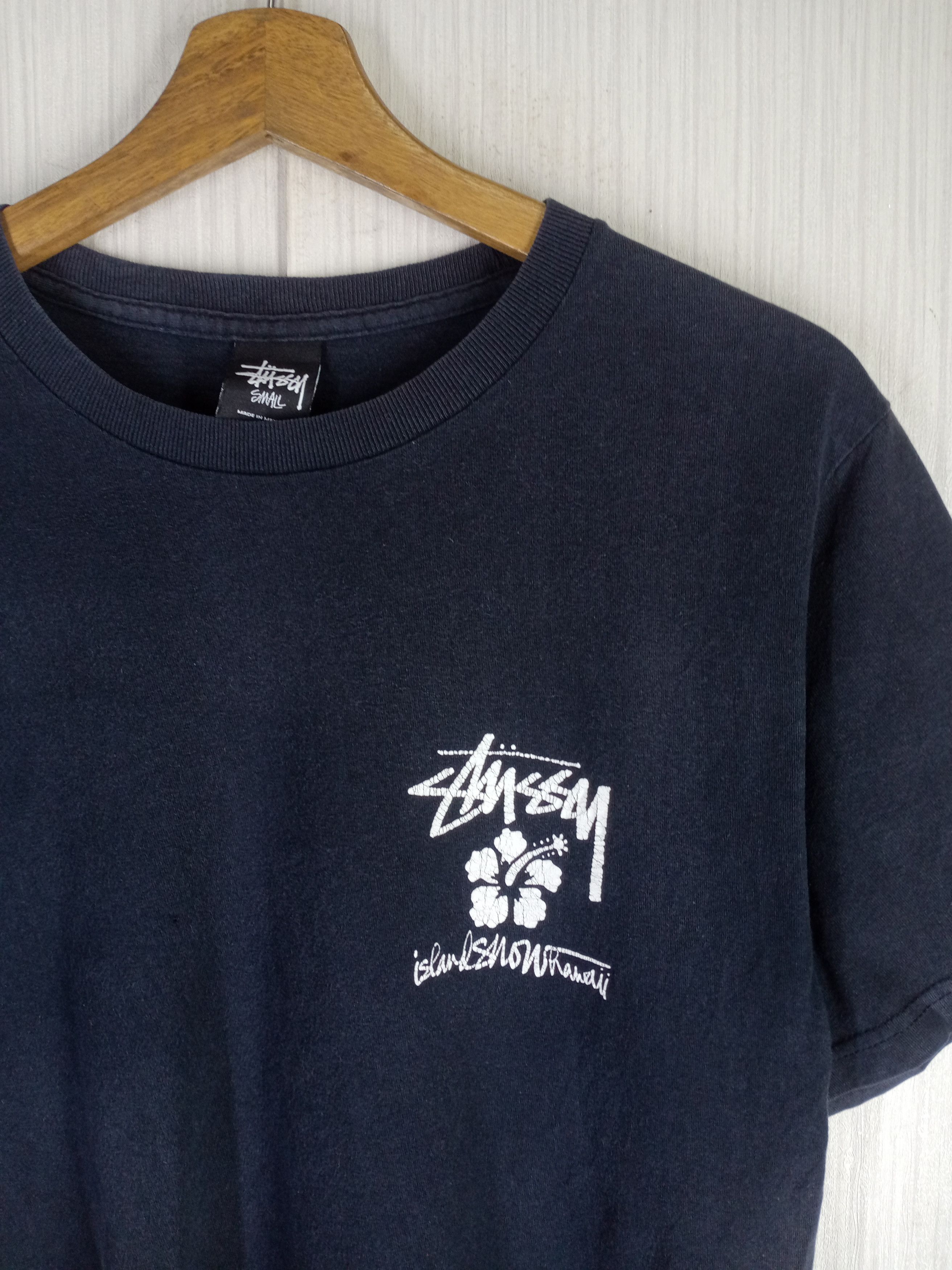Stussy Vintage Stussy X Island Snow Roots Raggae Surf Aloha Tshirt Size US S / EU 44-46 / 1 - 4 Thumbnail