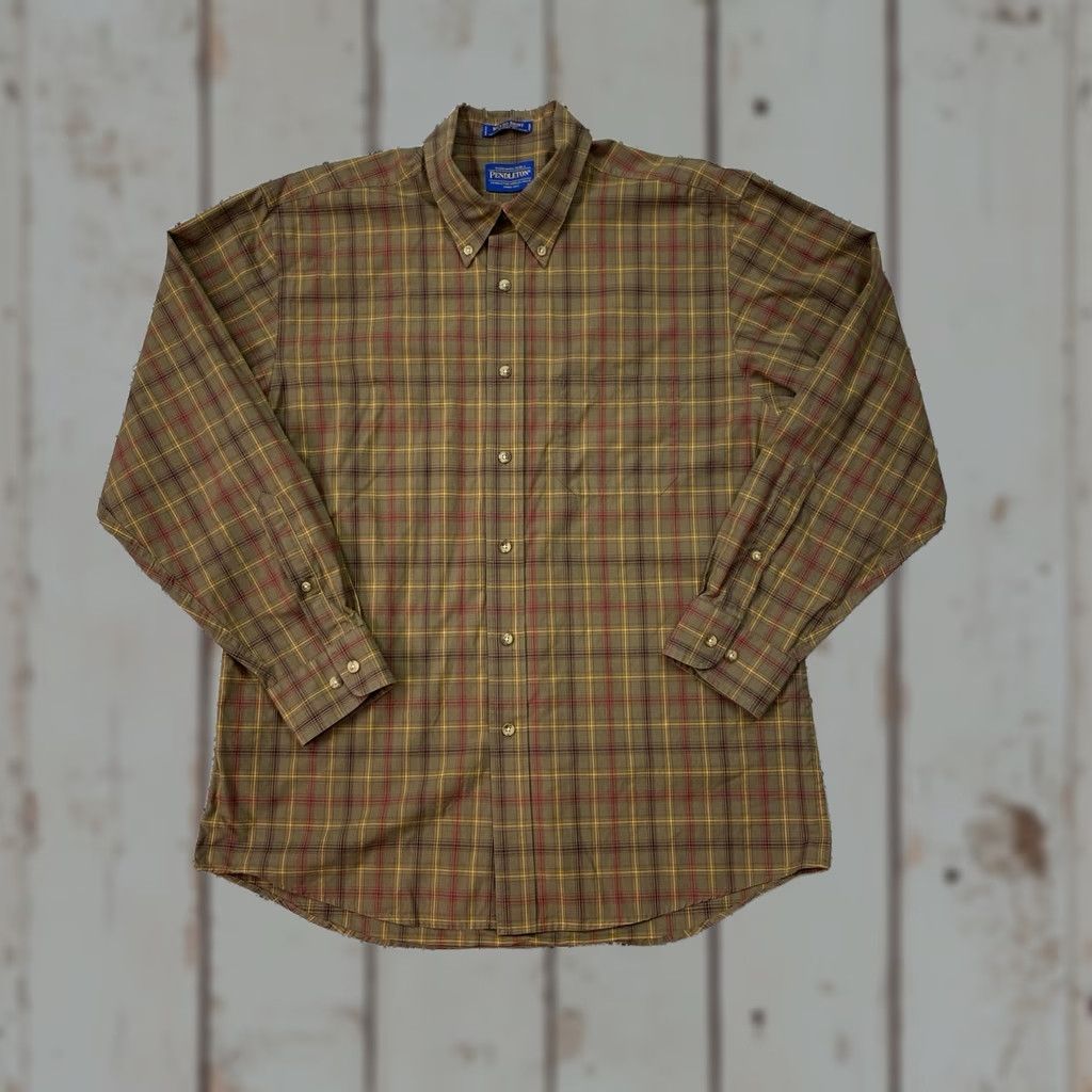 Pendleton Pendleton Metro Shirt Plaid Button-Down Front Wrinkle Resistant Men’s Large Size US L / EU 52-54 / 3 - 1 Thumbnail