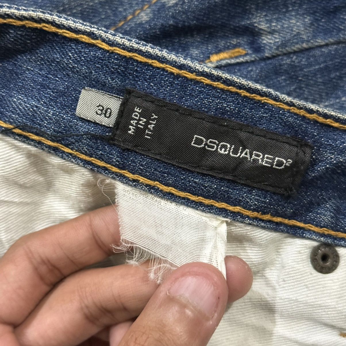Dsquared2 Vintage Dsquared2 Distressed Flare W32 Denim Jeans Pants Size US 32 / EU 48 - 20 Thumbnail