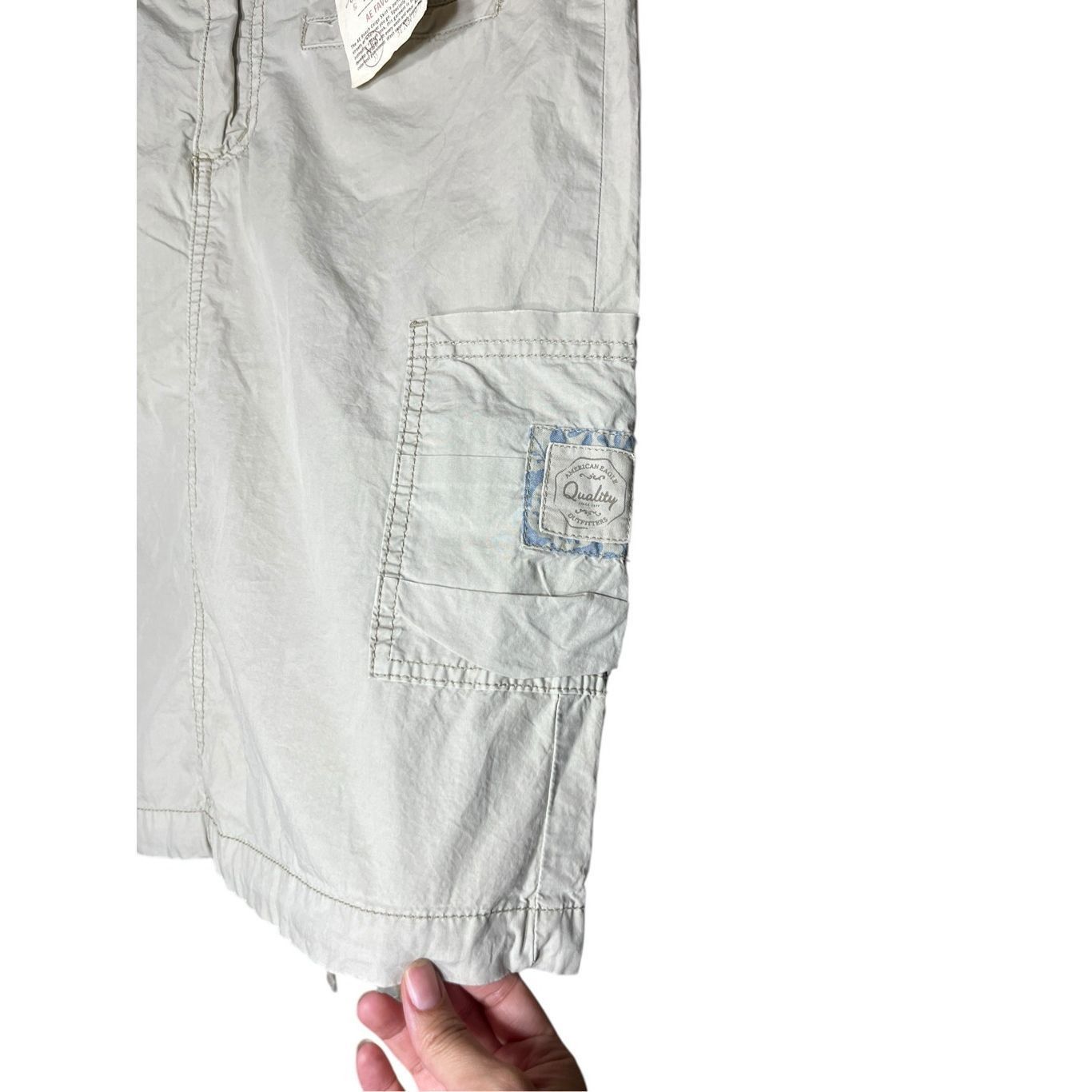 American Eagle Outfitters American Eagle Y2K Beach Cargo Tan Skirt Size 2 NWT Size 26" / US 2 / IT 38 - 2 Thumbnail