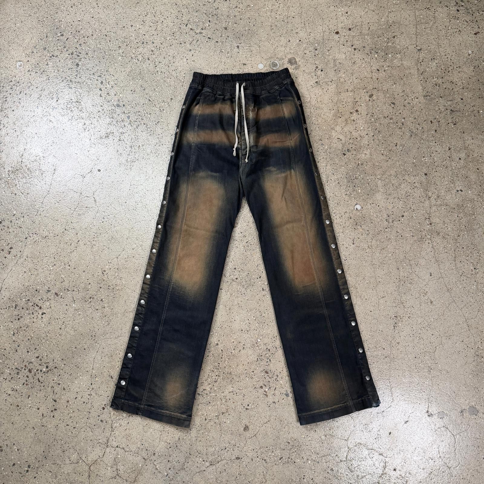 Rick Owens Rick Owens Denim Pusher Pants Size US 32 / EU 48 - 1 Thumbnail