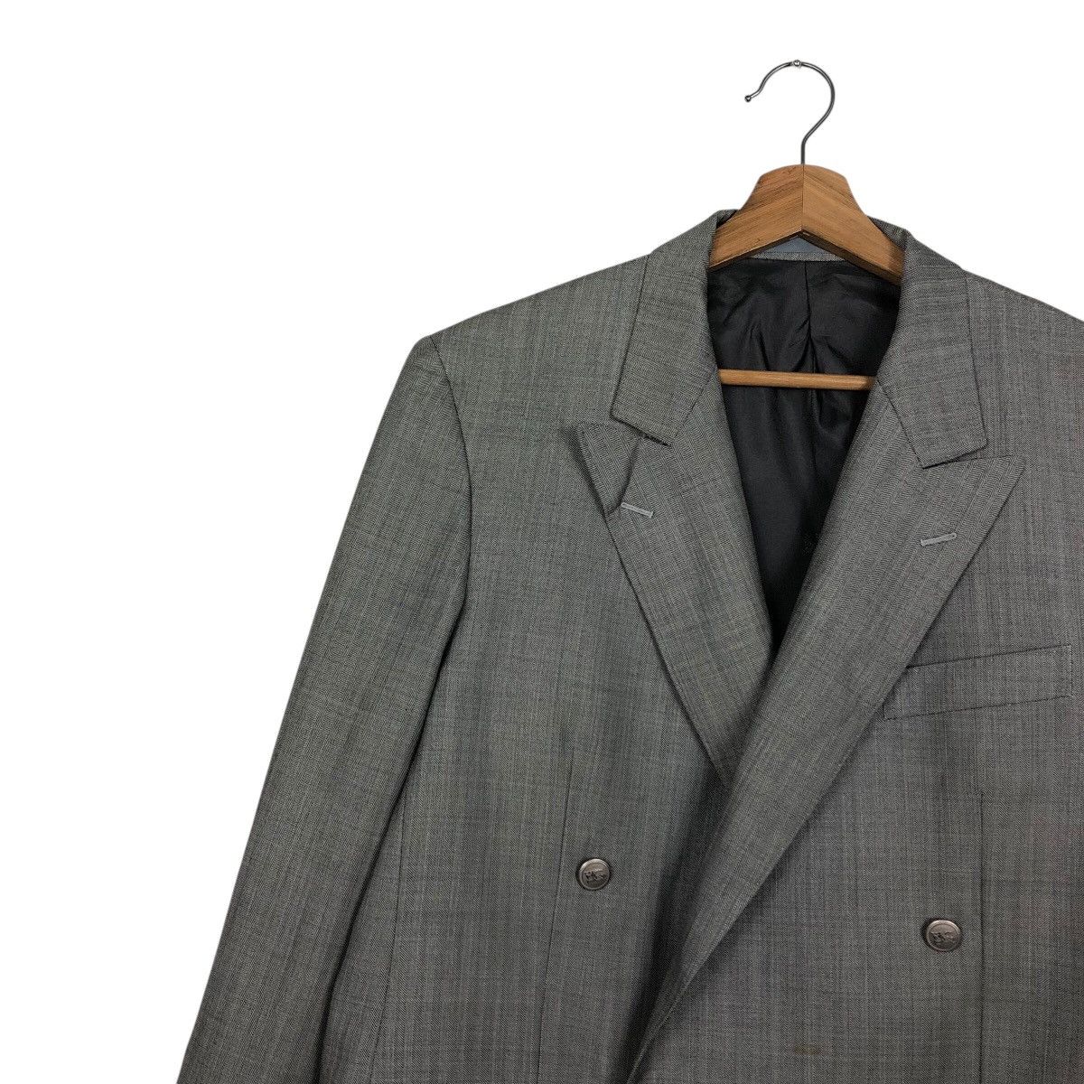 Burberry 📌Rich Grey Vintage Double Breast Chore Jacket Burberry Size US M / EU 48-50 / 2 - 8 Thumbnail