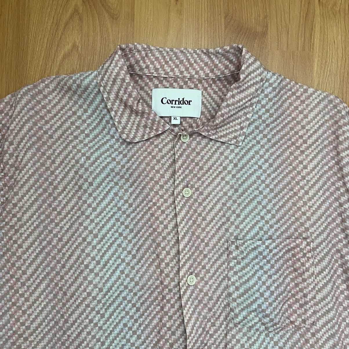 Corridor Corridor New York 100% Linen Costal Button Up Shirt Men’s XL Size US XL / EU 56 / 4 - 3 Thumbnail